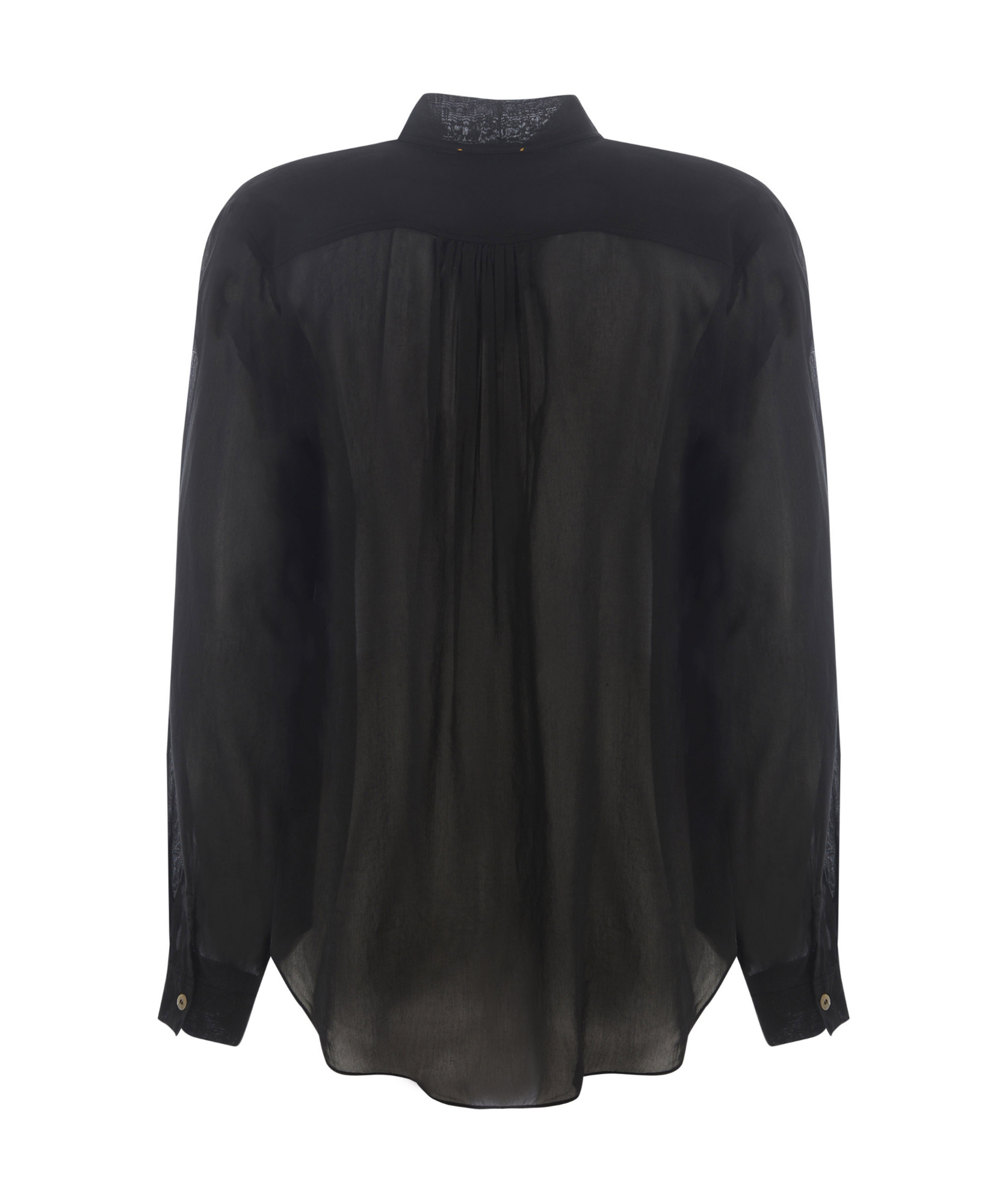 Forte Forte Motif Embroidered Buttoned Shirt In Black