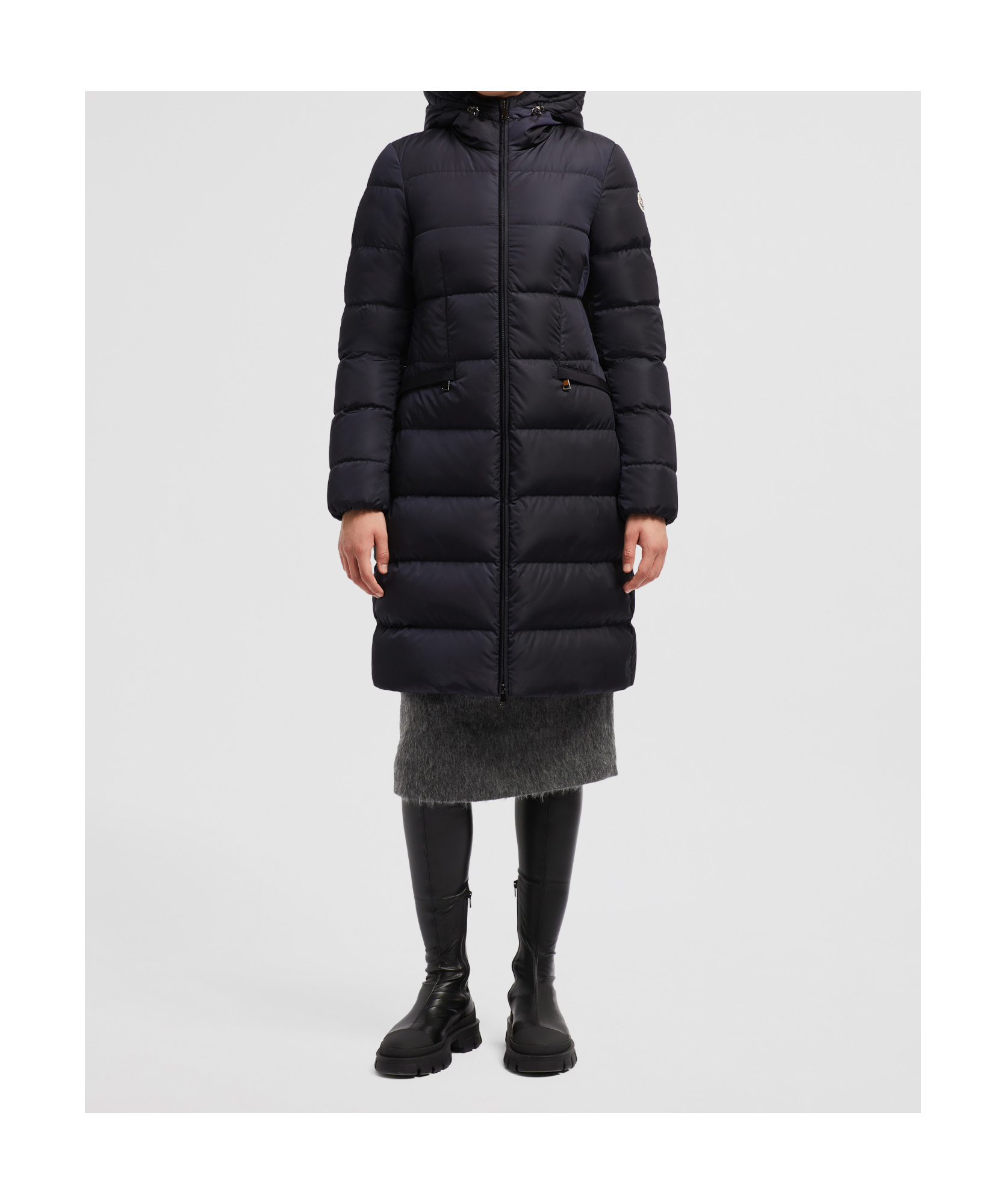 Moncler Avocette Long Down Jacket