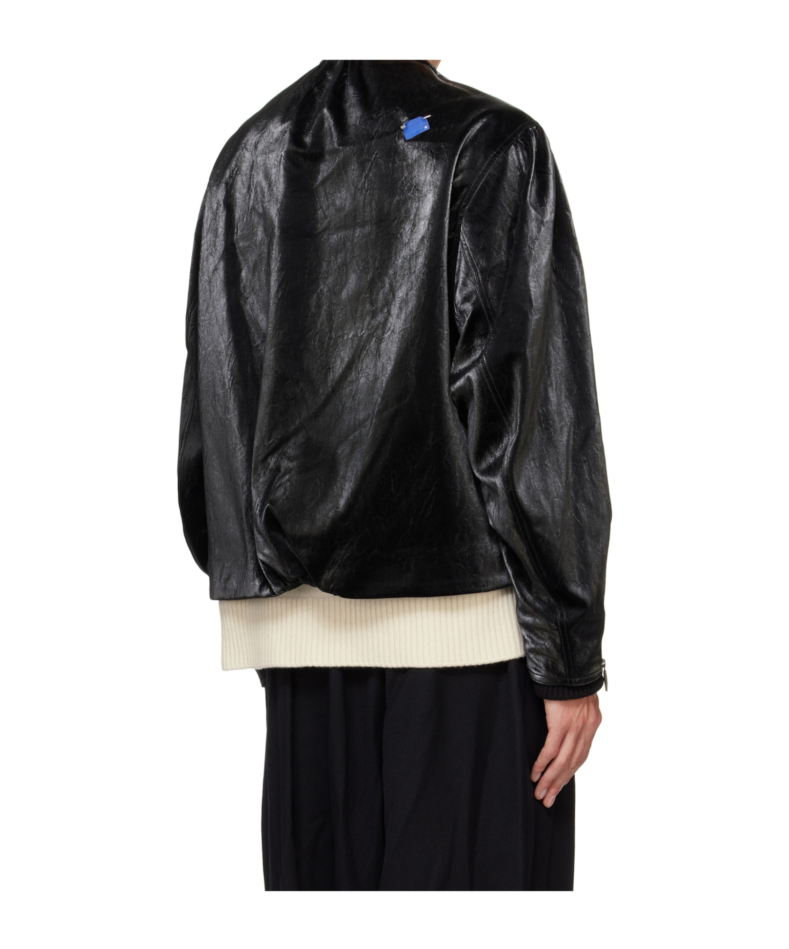 ADER ERROR LONG-SLEEVED LEATHER JACKET