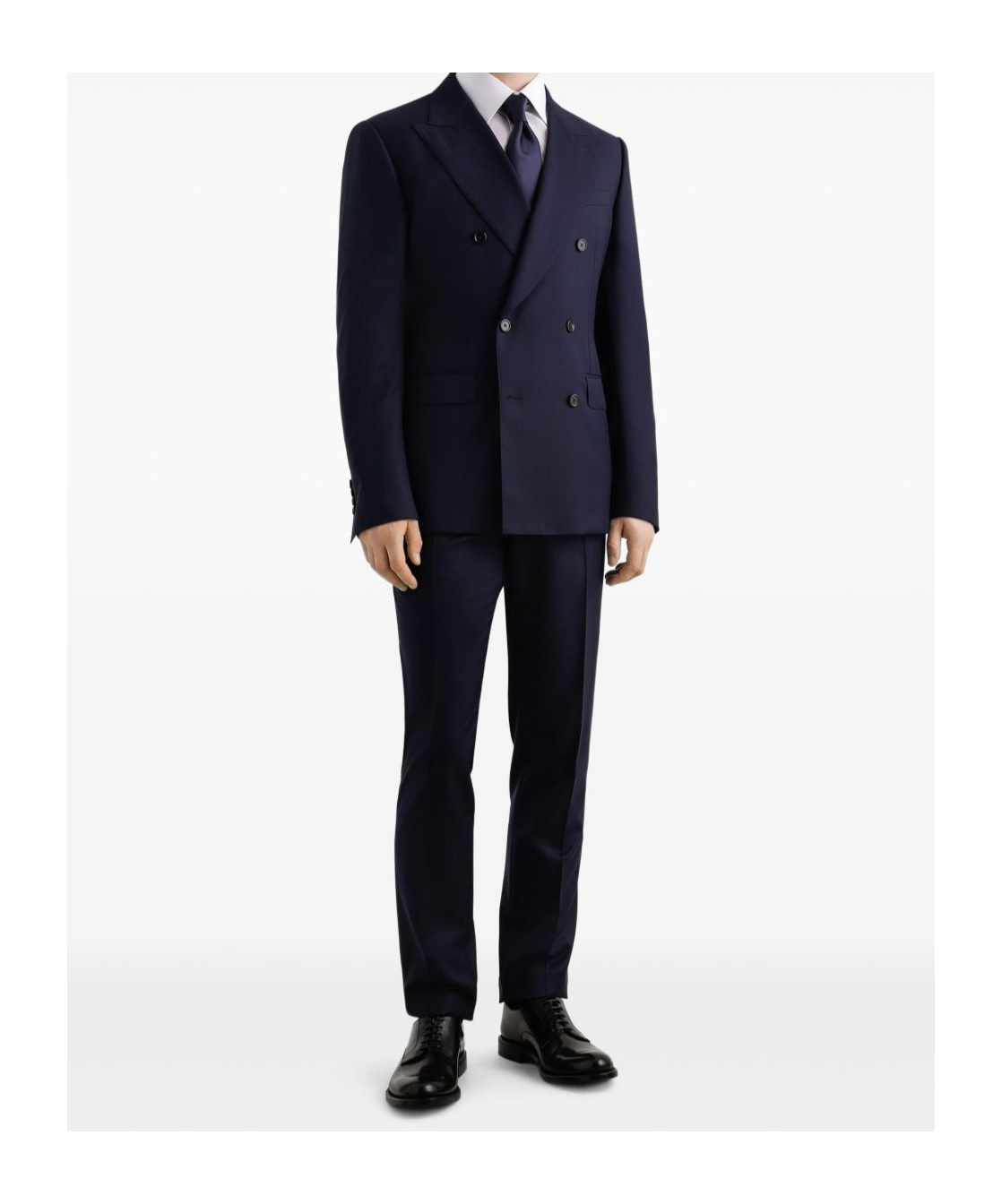 Dolce & Gabbana Double-breasted Suit In Blue
