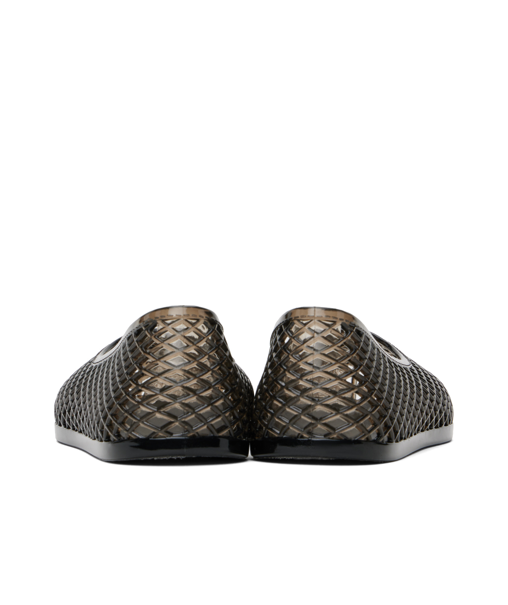 Ancient Greek Sandals Jelly Crystal-embellished Iro Ballet Flats In Gray