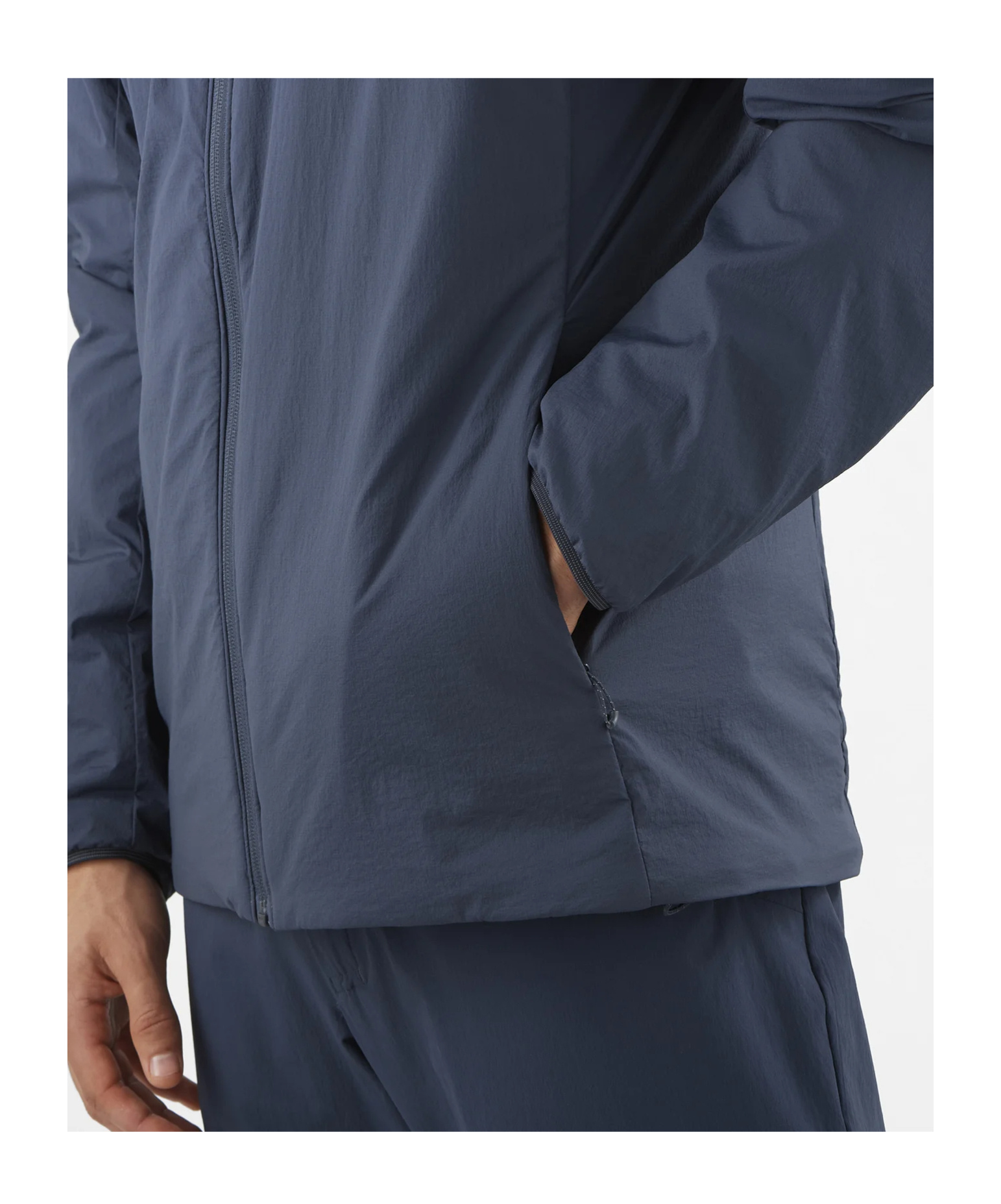 Salomon Mountain Flex Men's Jacket In Blue Nights