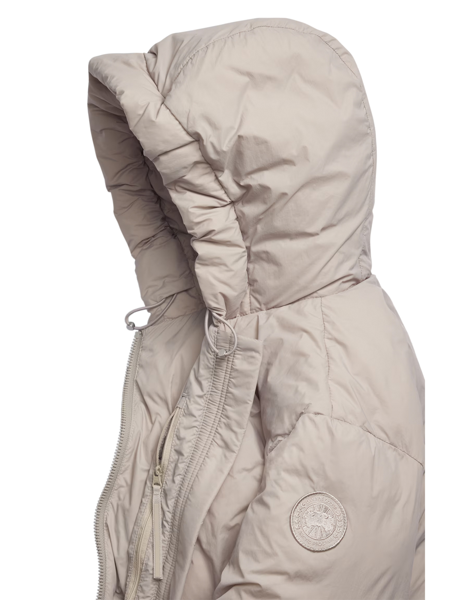 Canada Goose Packable Hooded Jacket Featuring Zip Pockets In Pink