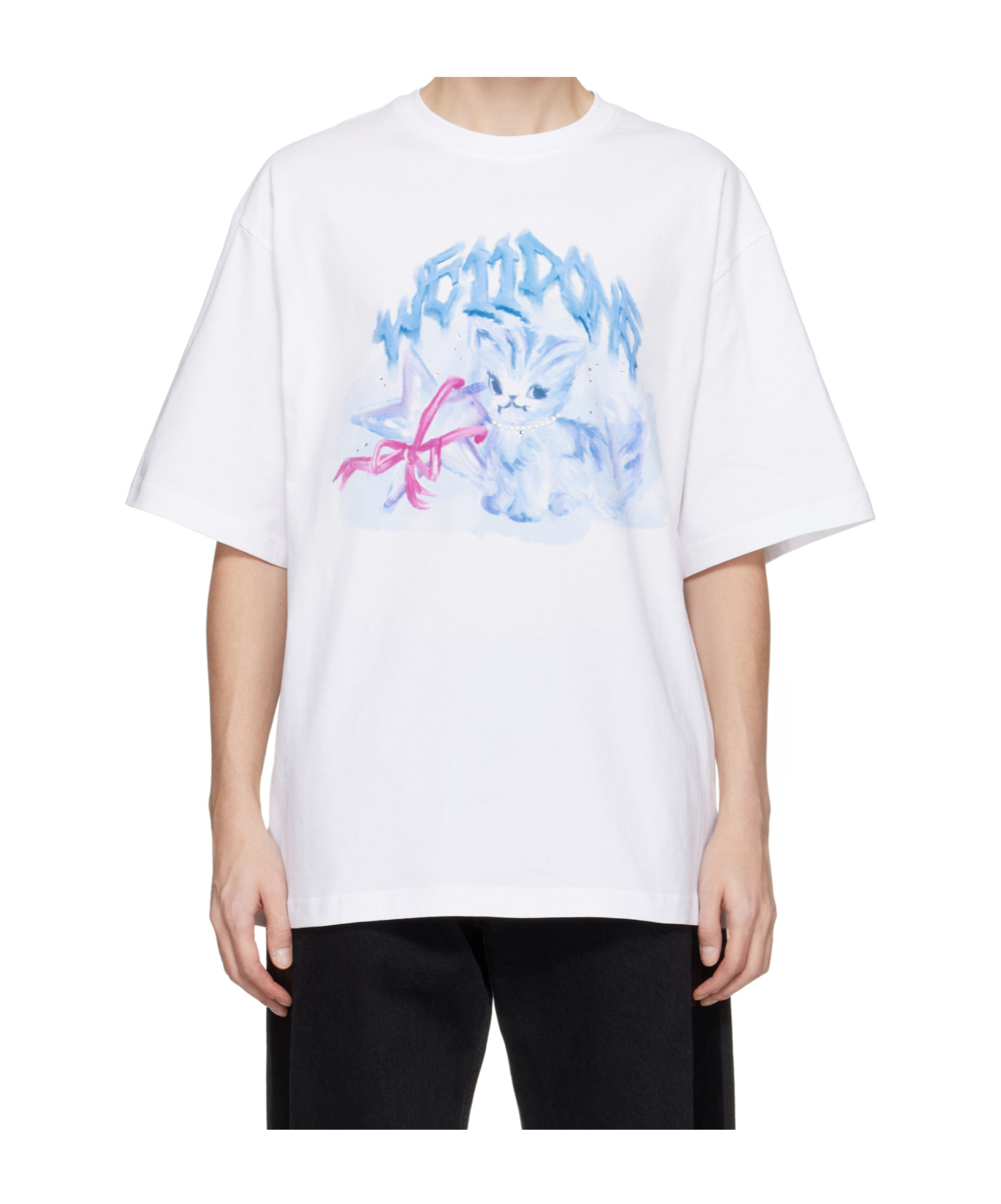 We11 Done Graphic T-shirt In White