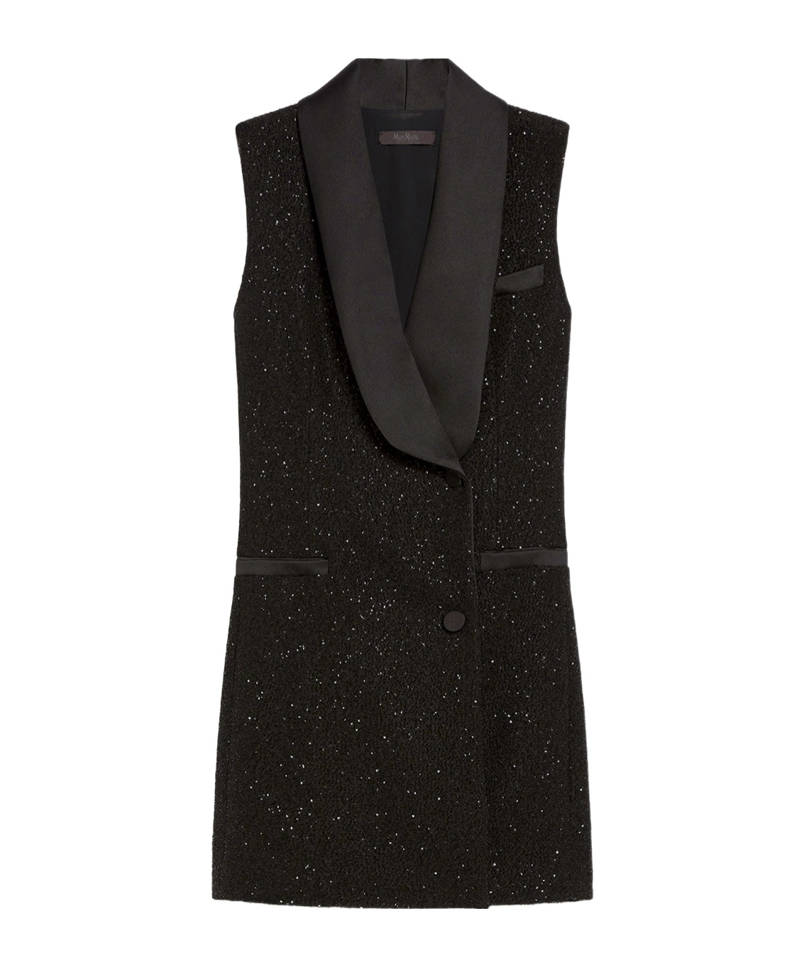 Max Mara "eiffel Piano" Dress In Black