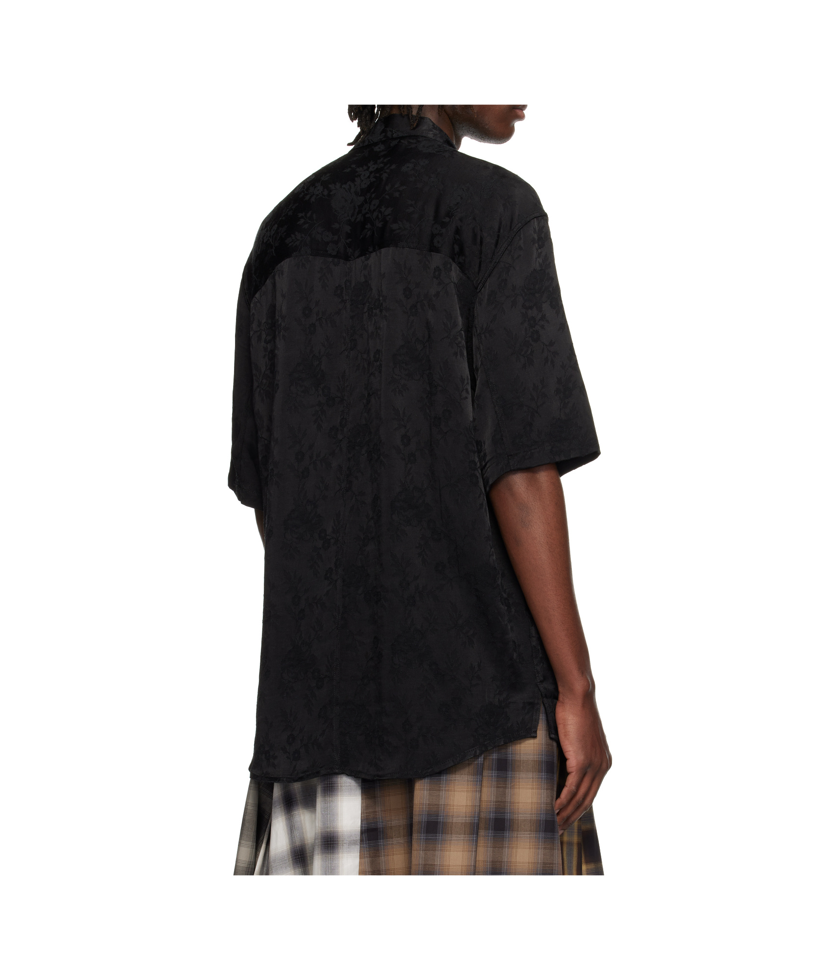 Song For The Mute Floral-jacquard Shirt