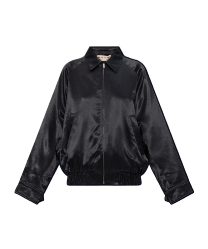Marni Black Jacket With Pockets In Black