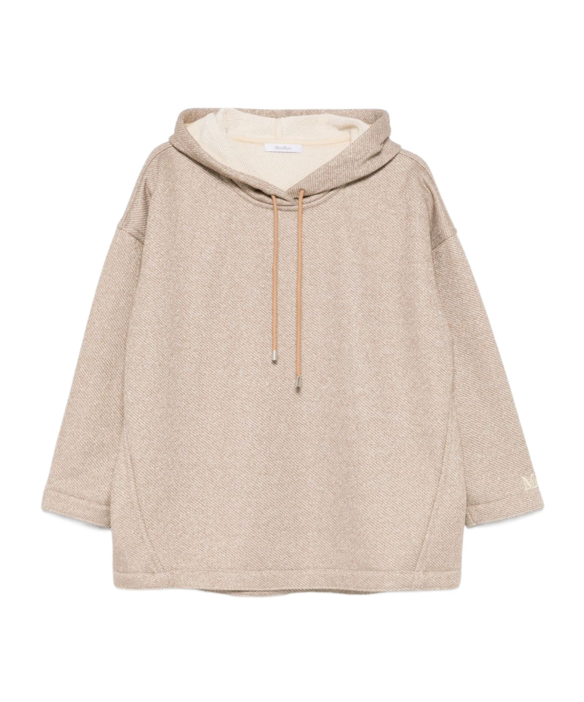 Max Mara Hooded Sweater In Nude