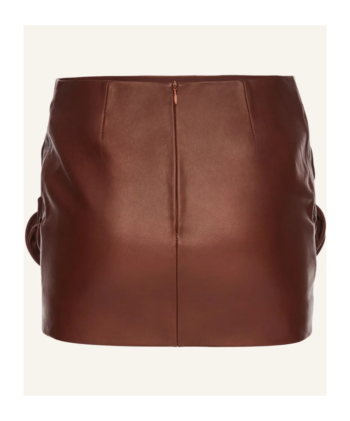 Magda Butrym Zipper Skirt In Brown