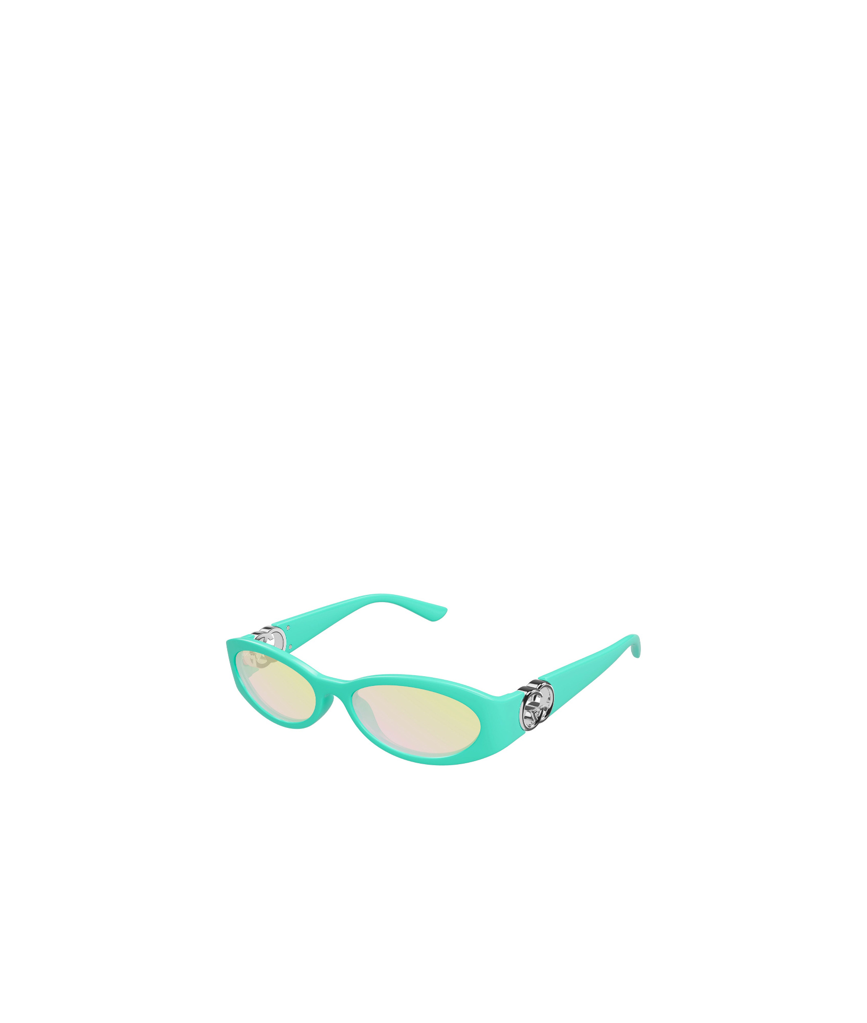 GUCCI GUCCI EYEWEAR OVAL FRAME SUNGLASSES