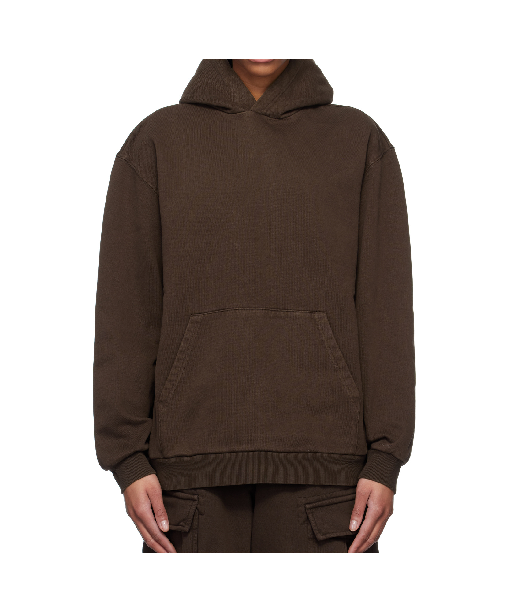 SKIMS LONG SLEEVE HOODED SWEATSHIRT
