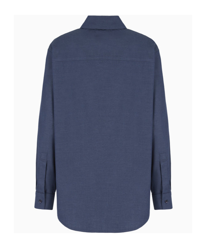 EMPORIO ARMANI LOGO-EMBROIDERED SHIRT