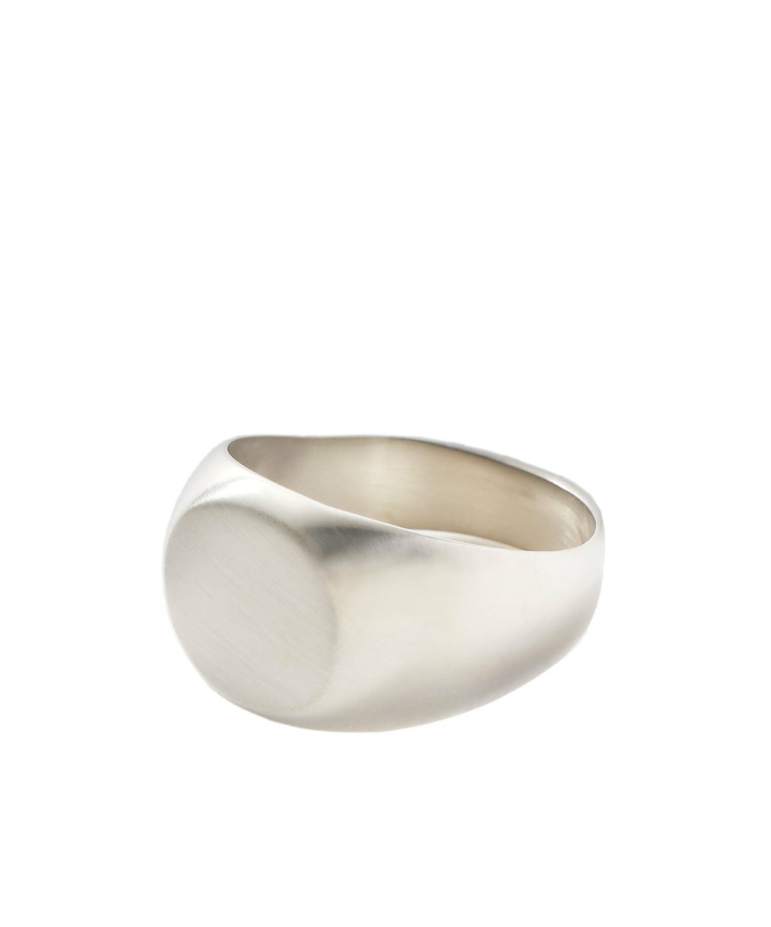 Jil Sander Logo Ring In White