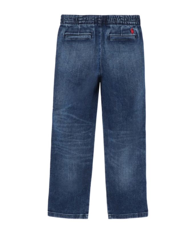 Polo Ralph Lauren Elastic Waist Jeans In Blue