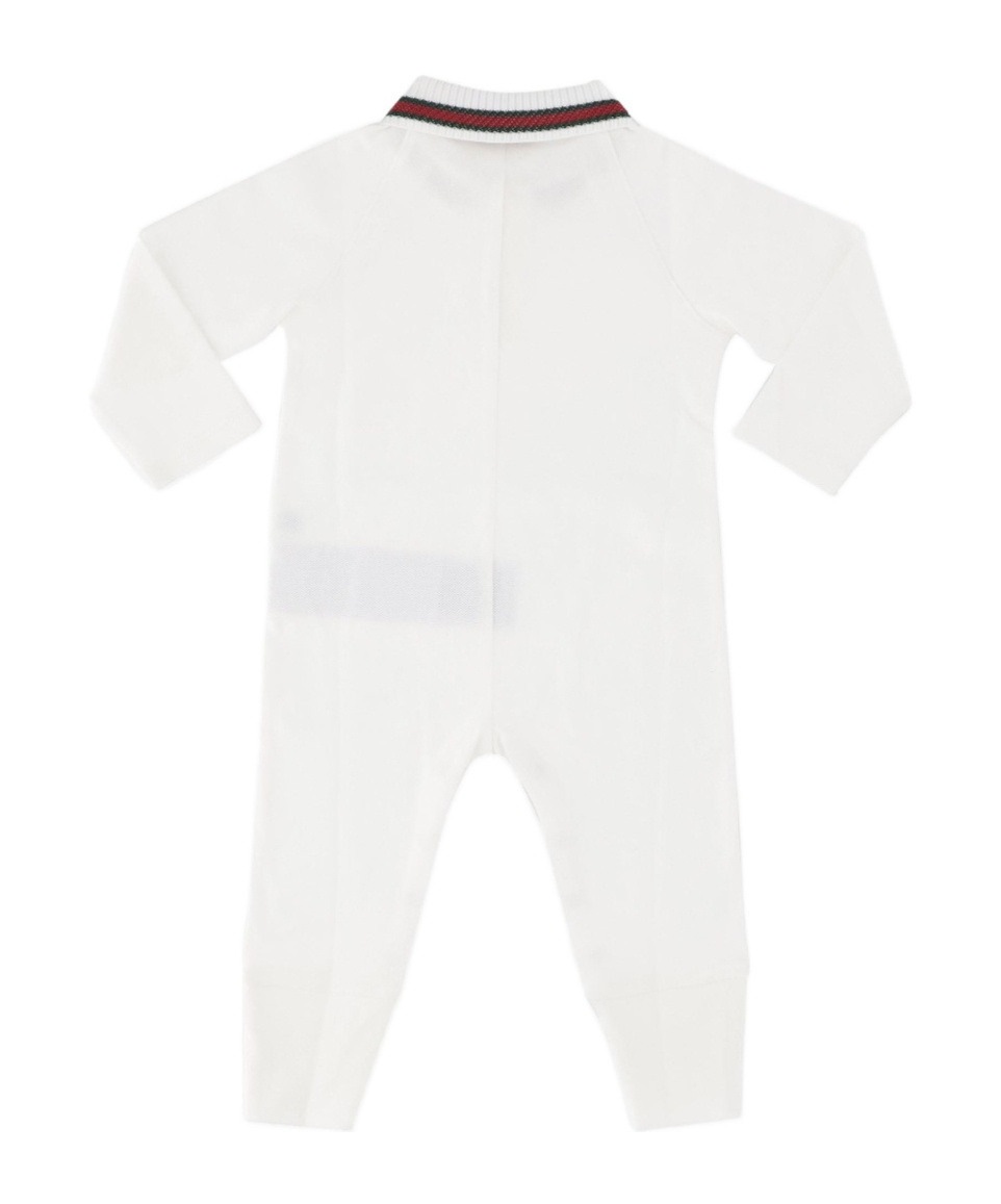 Gucci Long-sleeved Knitted Bodysuit In White
