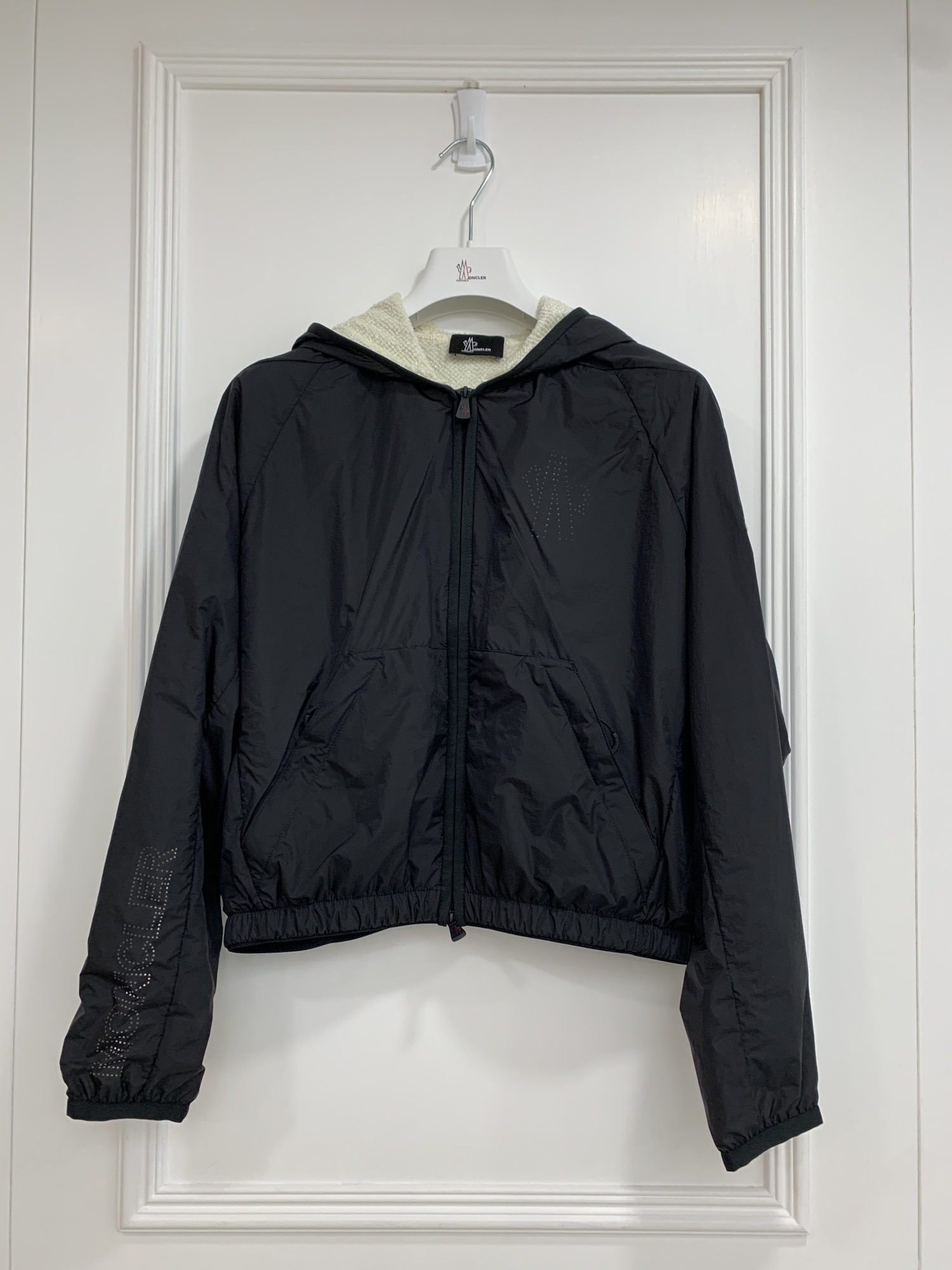 Moncler Lightweight Down Jacket In Black