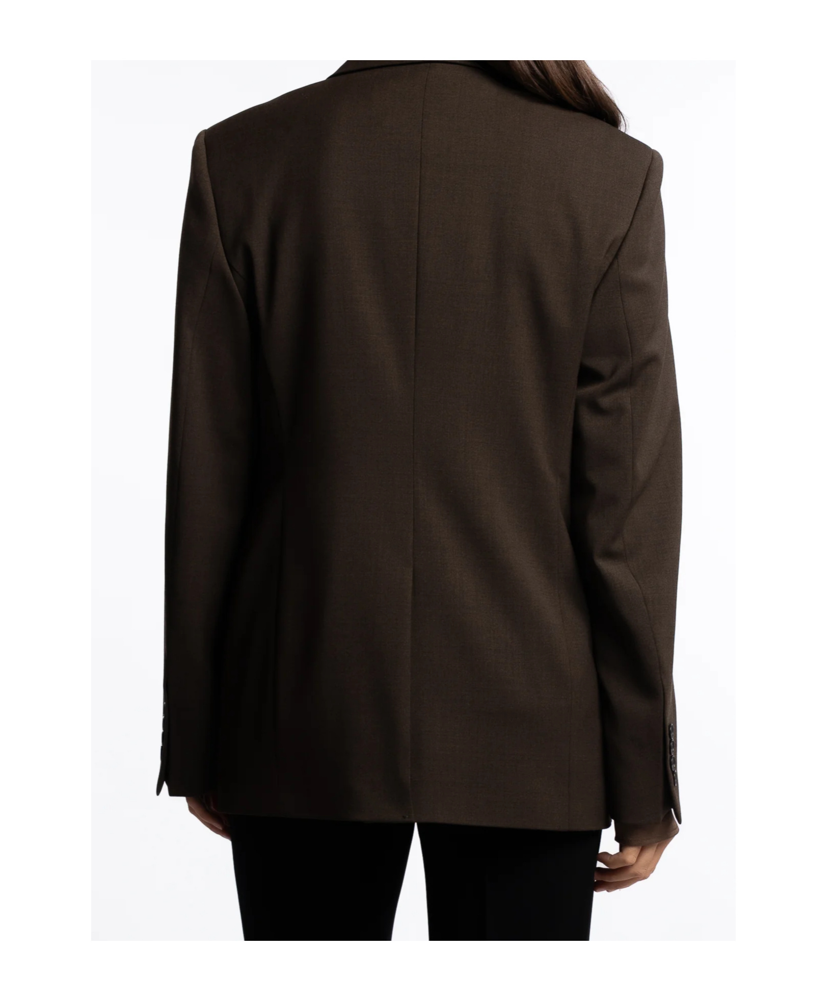 Filippa K Notched-lapel Wool Blazer In Brown