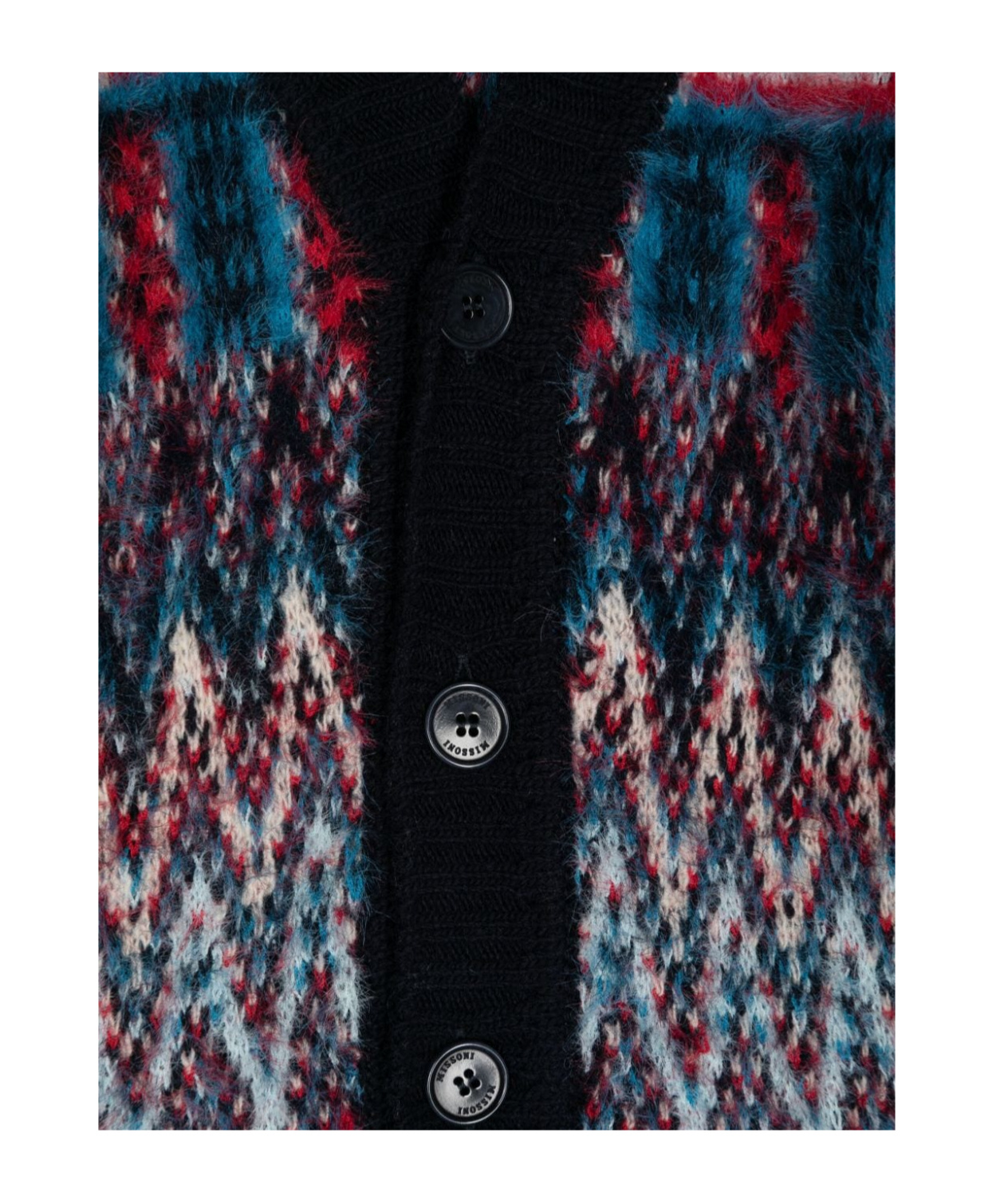Missoni Cardigan Con Scollo A V In Black