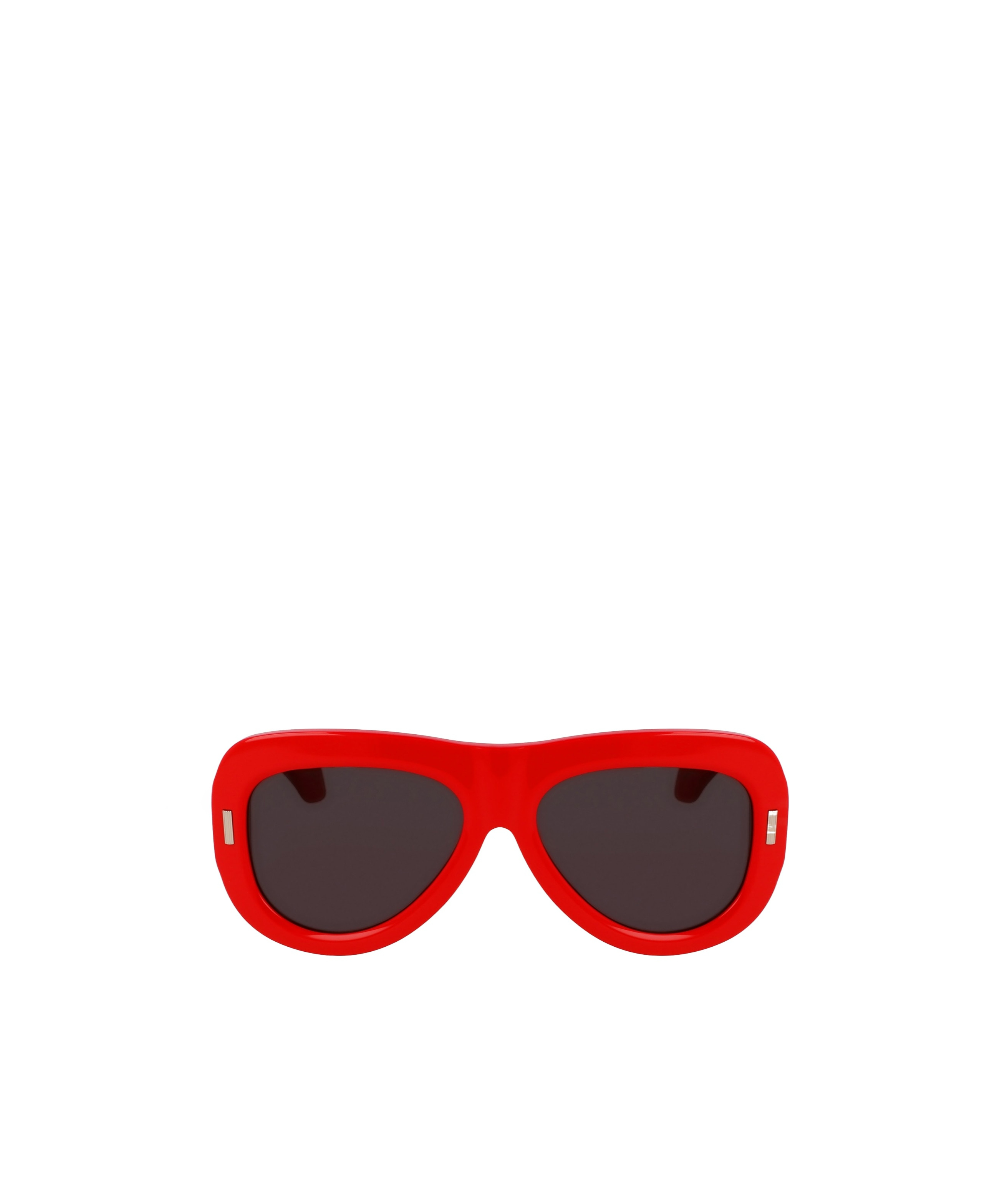 Ferragamo Rivets 57mm Aviator Sunglasses In Red