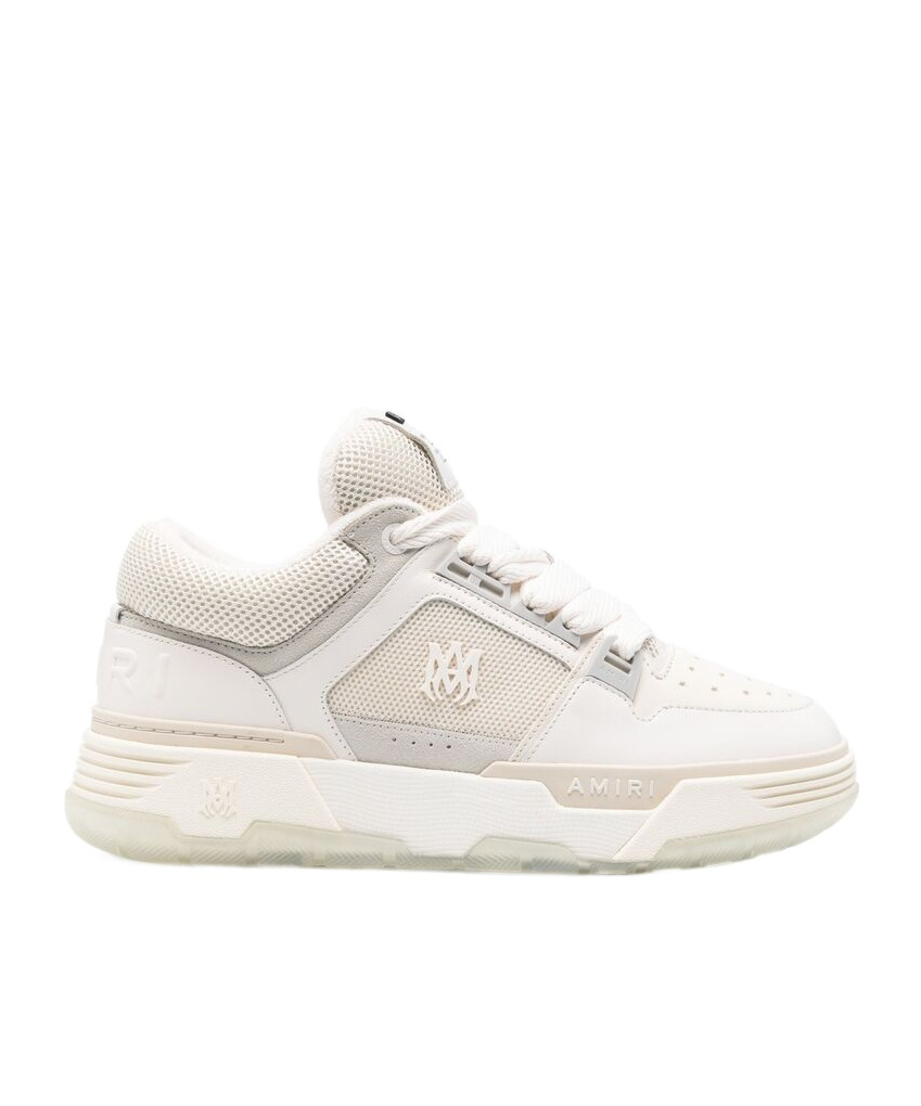 Amiri Multicolor Leather And Fabric Ma-1 Sneakers In White