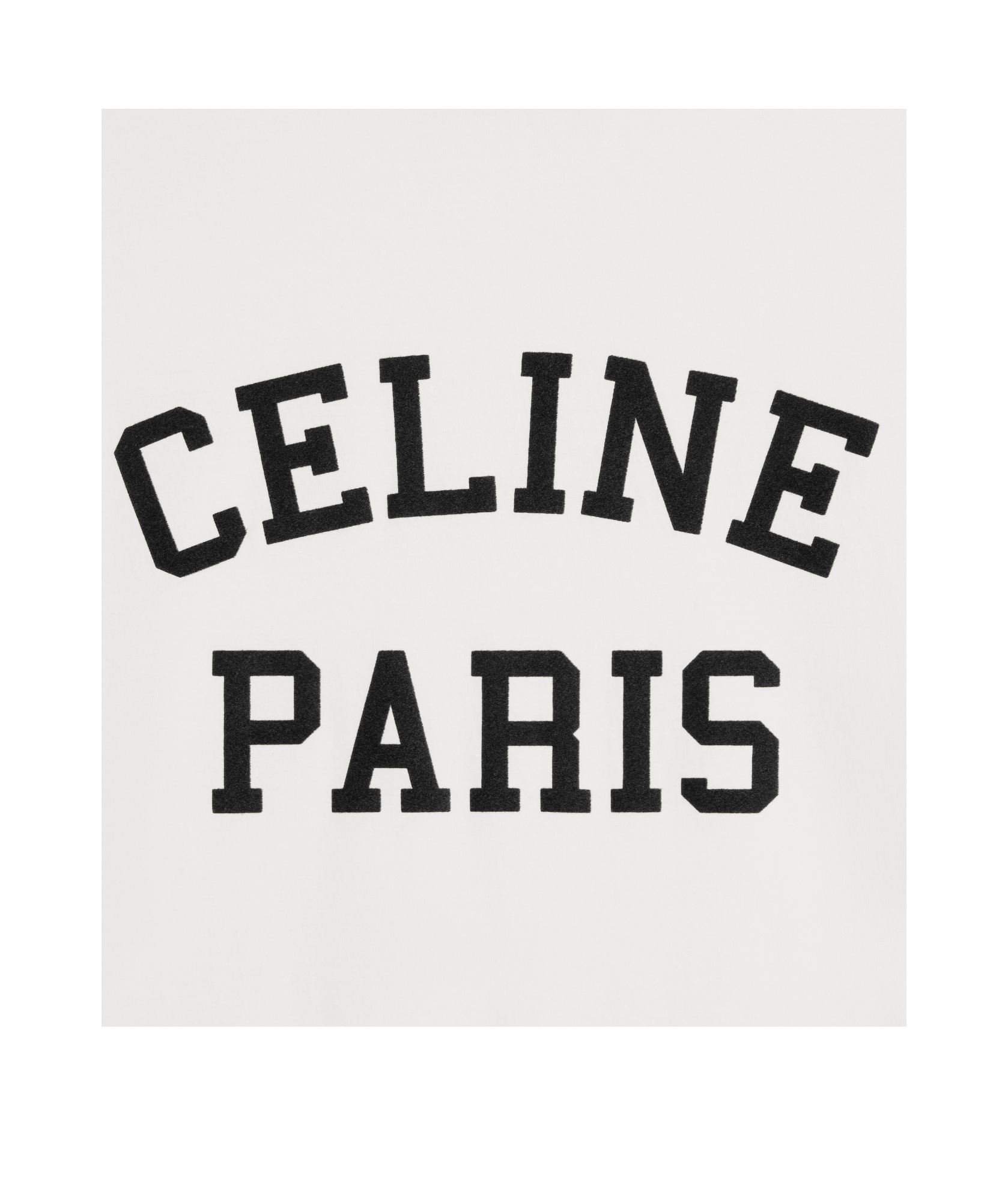 Celine Logo Short-sleeved T-shirt In White