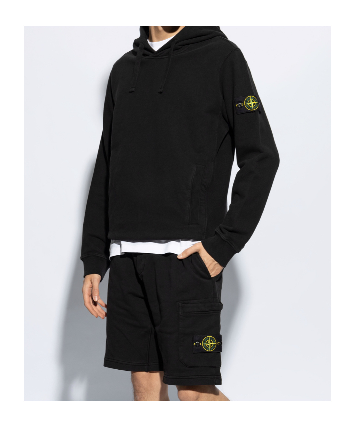 Stone Island Sweaters In Black