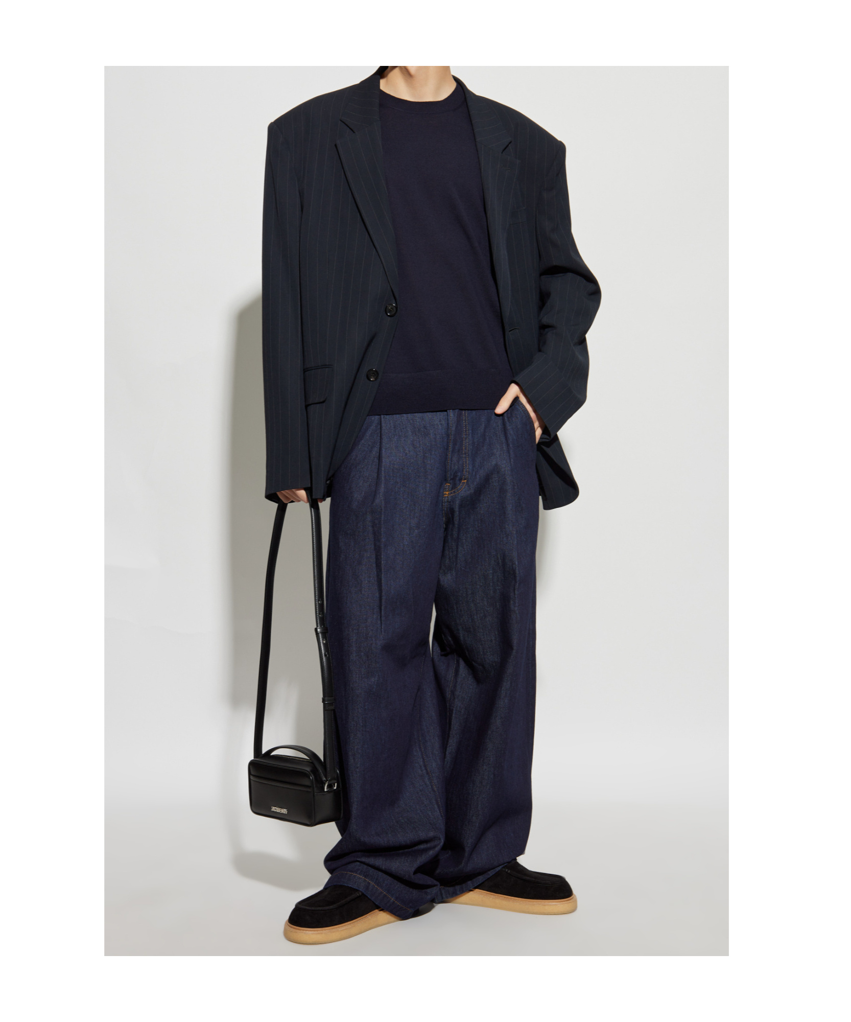 Dries Van Noten Belt-loop Jeans In Black