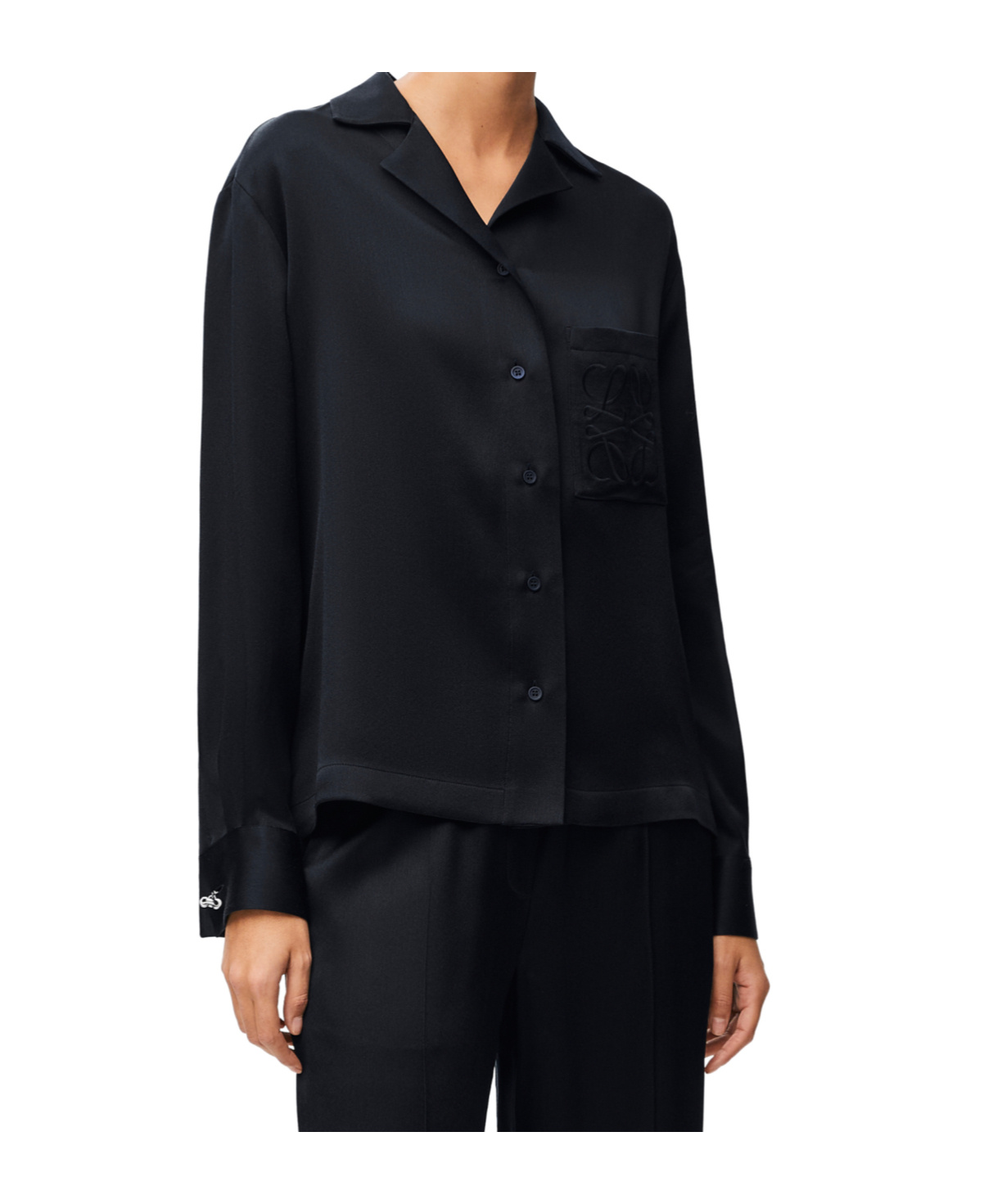 LOEWE PYJAMA BLOUSE IN SILK
