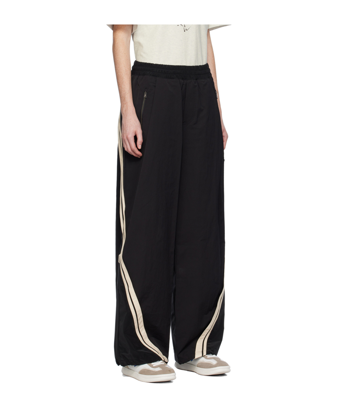 Ader Error Black Bashar Trousers In Black