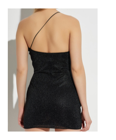 Oseree Lumière One-shoulder Mini Dress