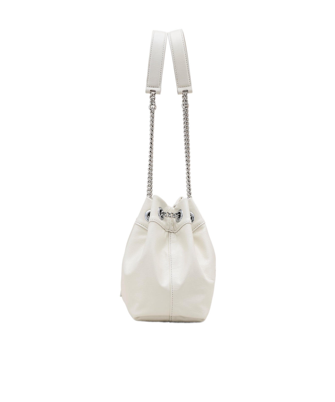 Marc Jacobs White The Small Chain Sack Bag