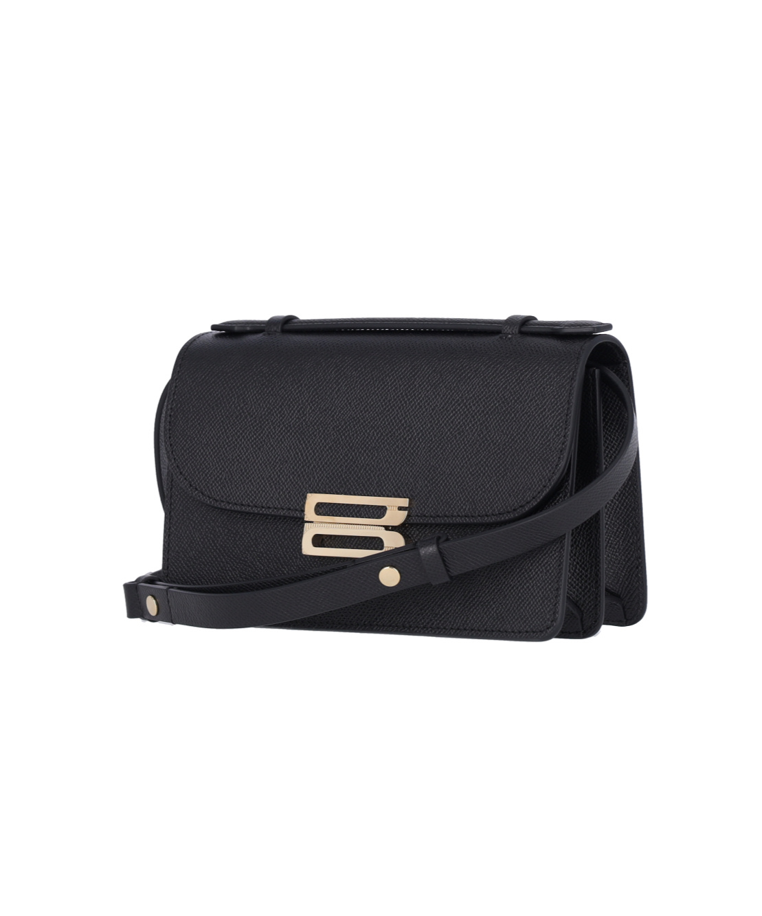 Victoria Beckham Black Mini Dorian Shoulder Bag In Black