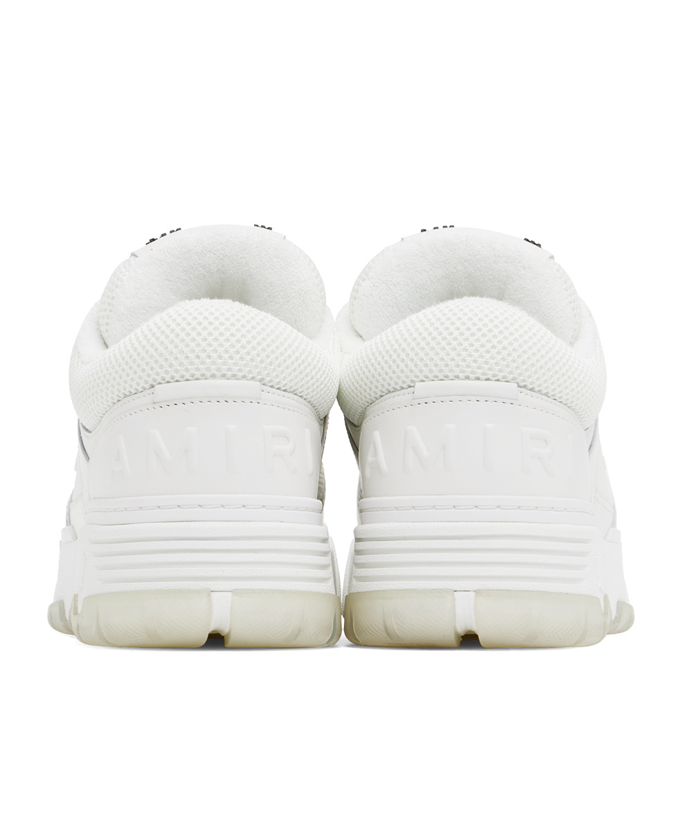 Amiri Sneakers With Holes And Details In White
