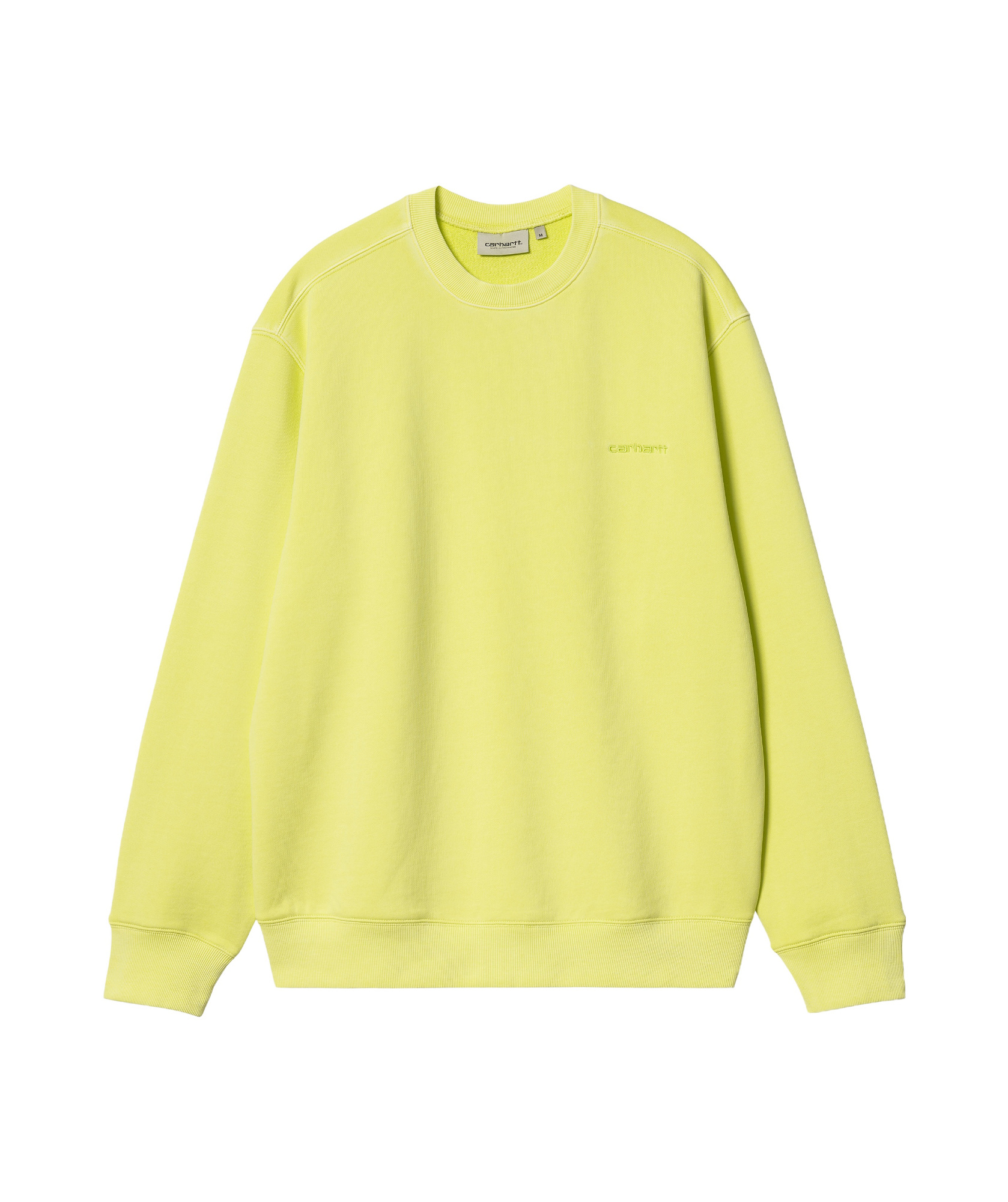 Carhartt Duster Script Sweatshirt In Yellow