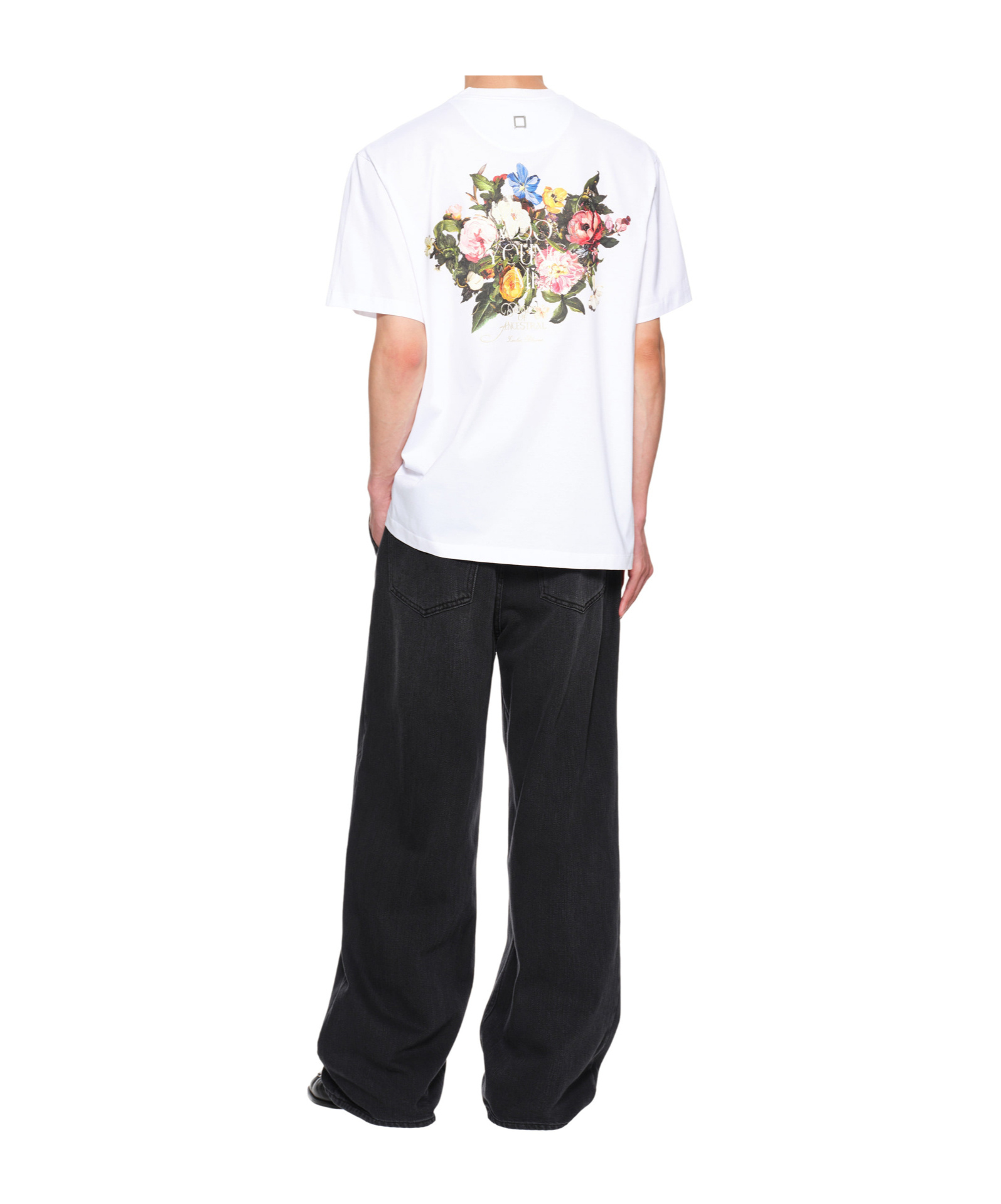 Wooyoungmi Graphic Short-sleeved T-shirt In White