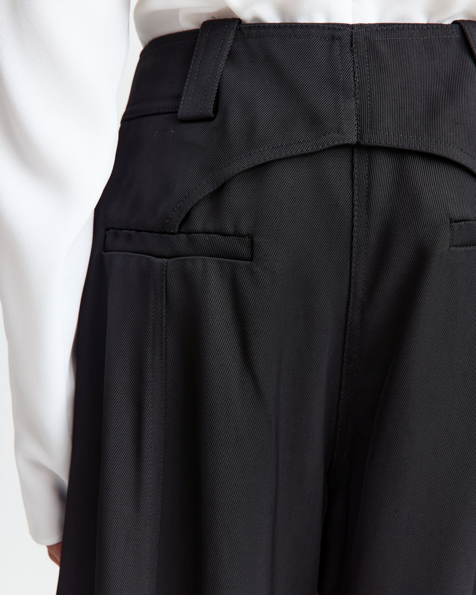 16arlington High-rise Twill Track Pants In Black