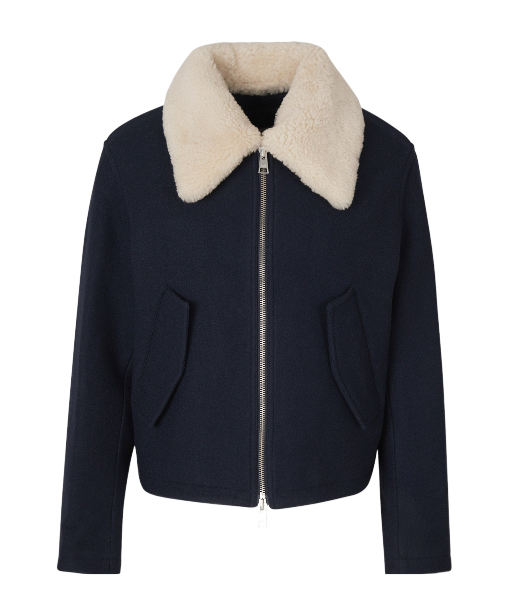 AMI ALEXANDRE MATTIUSSI AMI PARIS LONG-SLEEVED ZIPPED JACKET
