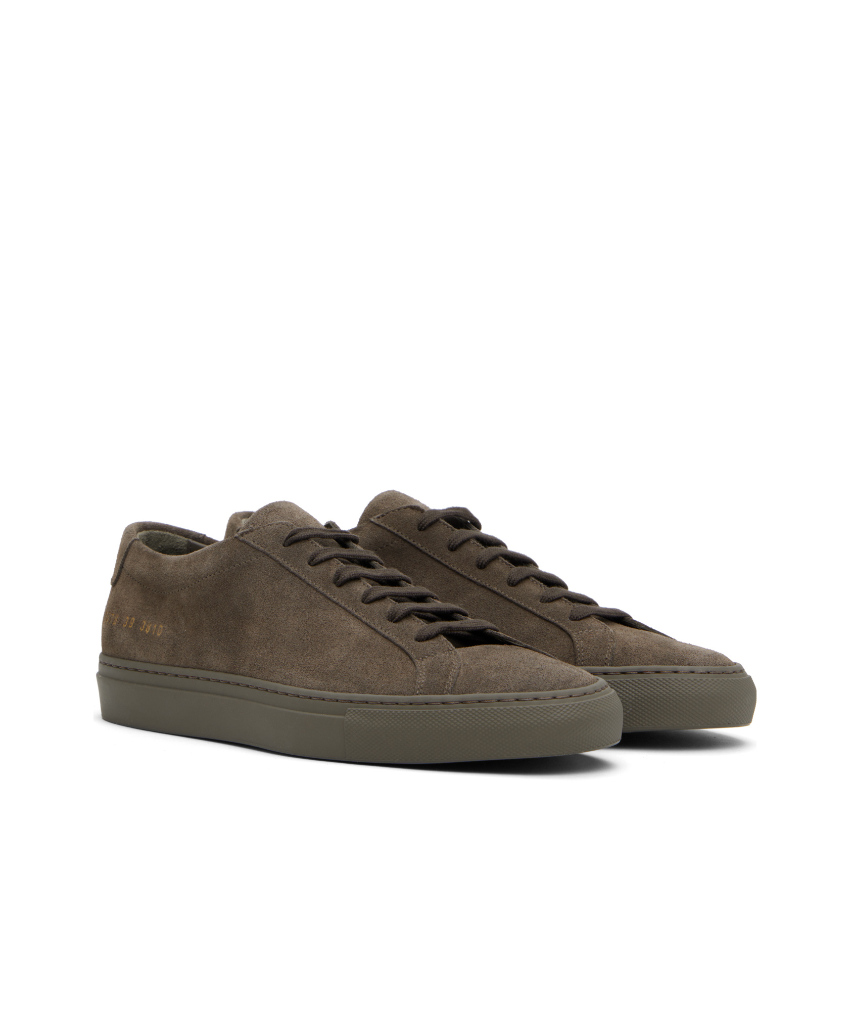 Common Projects Brown Original Achilles Suede Sneakers In Brown