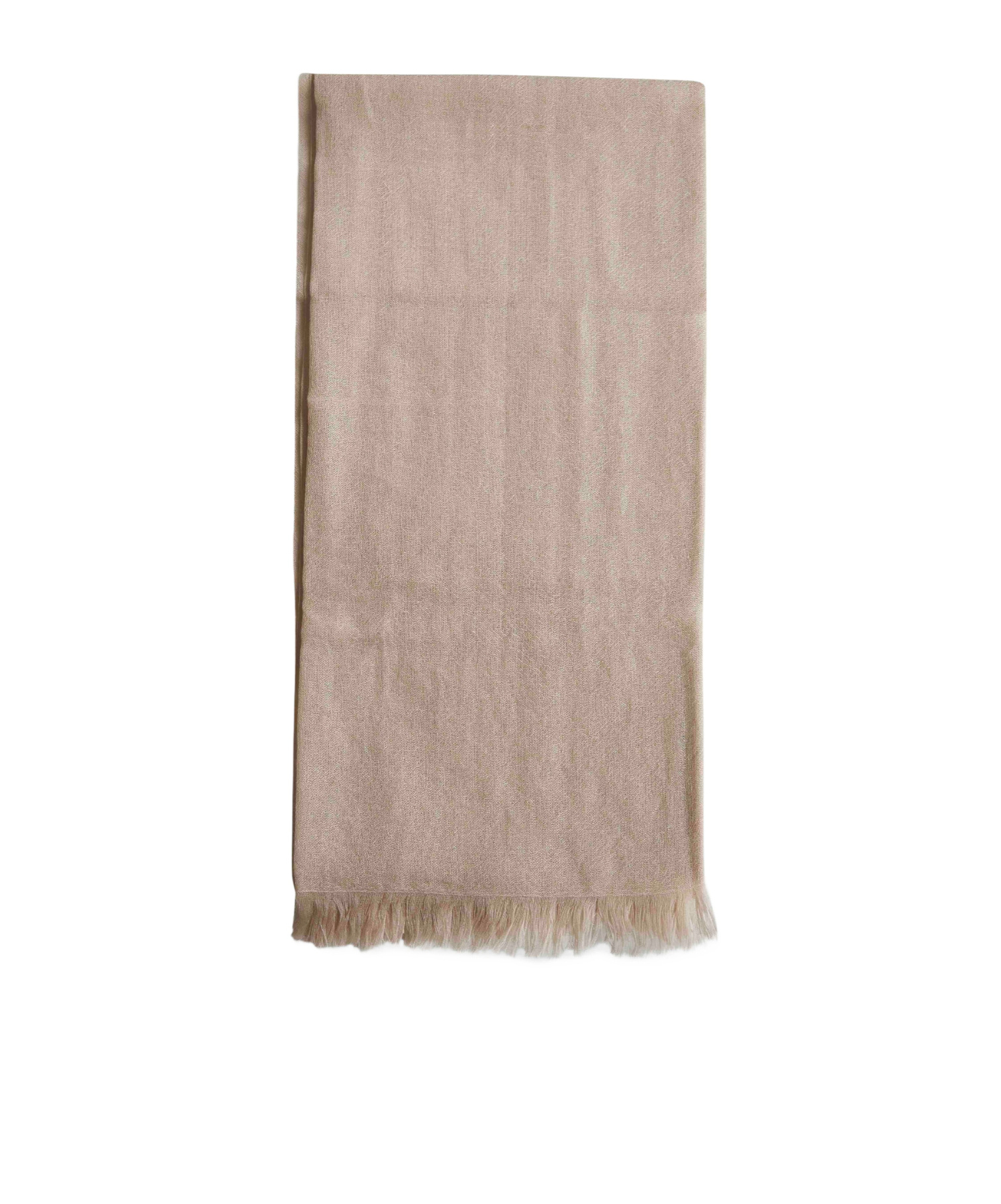 Brunello Cucinelli Women Beige Cashmere And Silk Scarf In Brown
