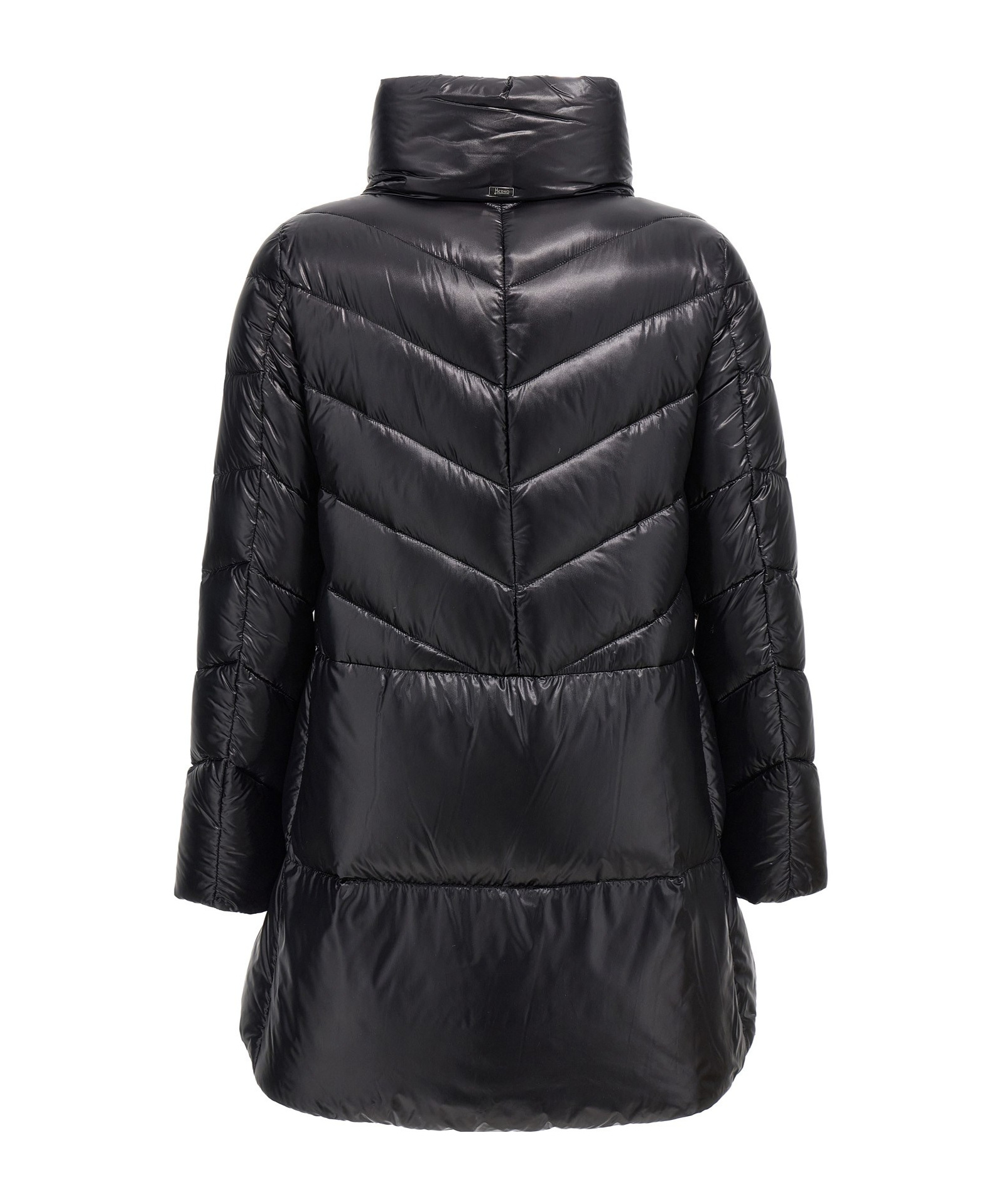Herno A-shape Down Jacket In Black