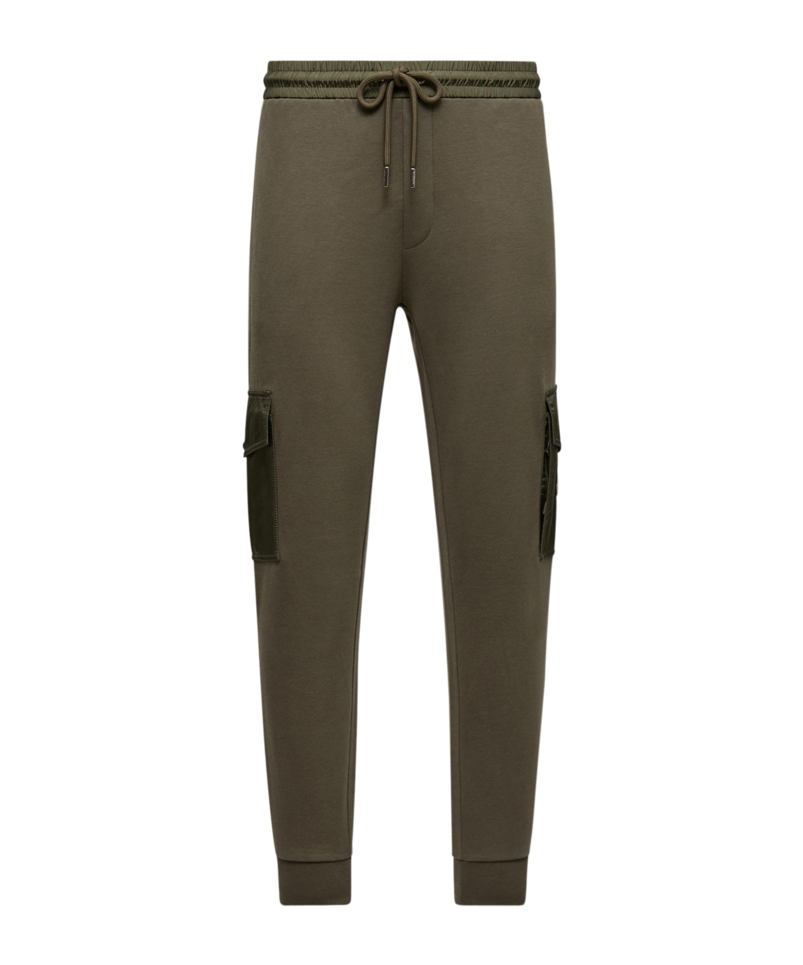 Moncler Cotton Blend Sweatpants In Green