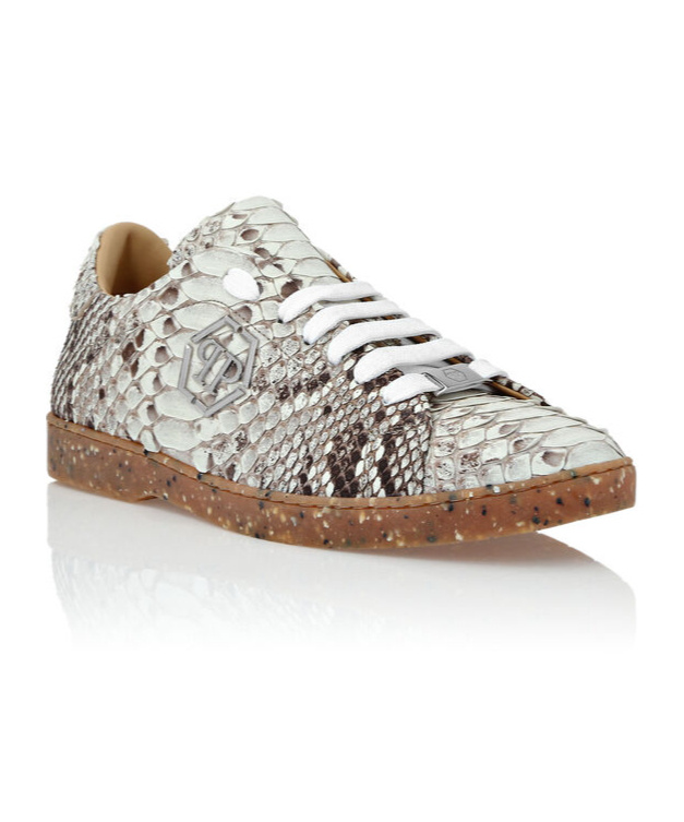 PHILIPP PLEIN ROUND HEAD LOW-CUT CASUAL SHOES
