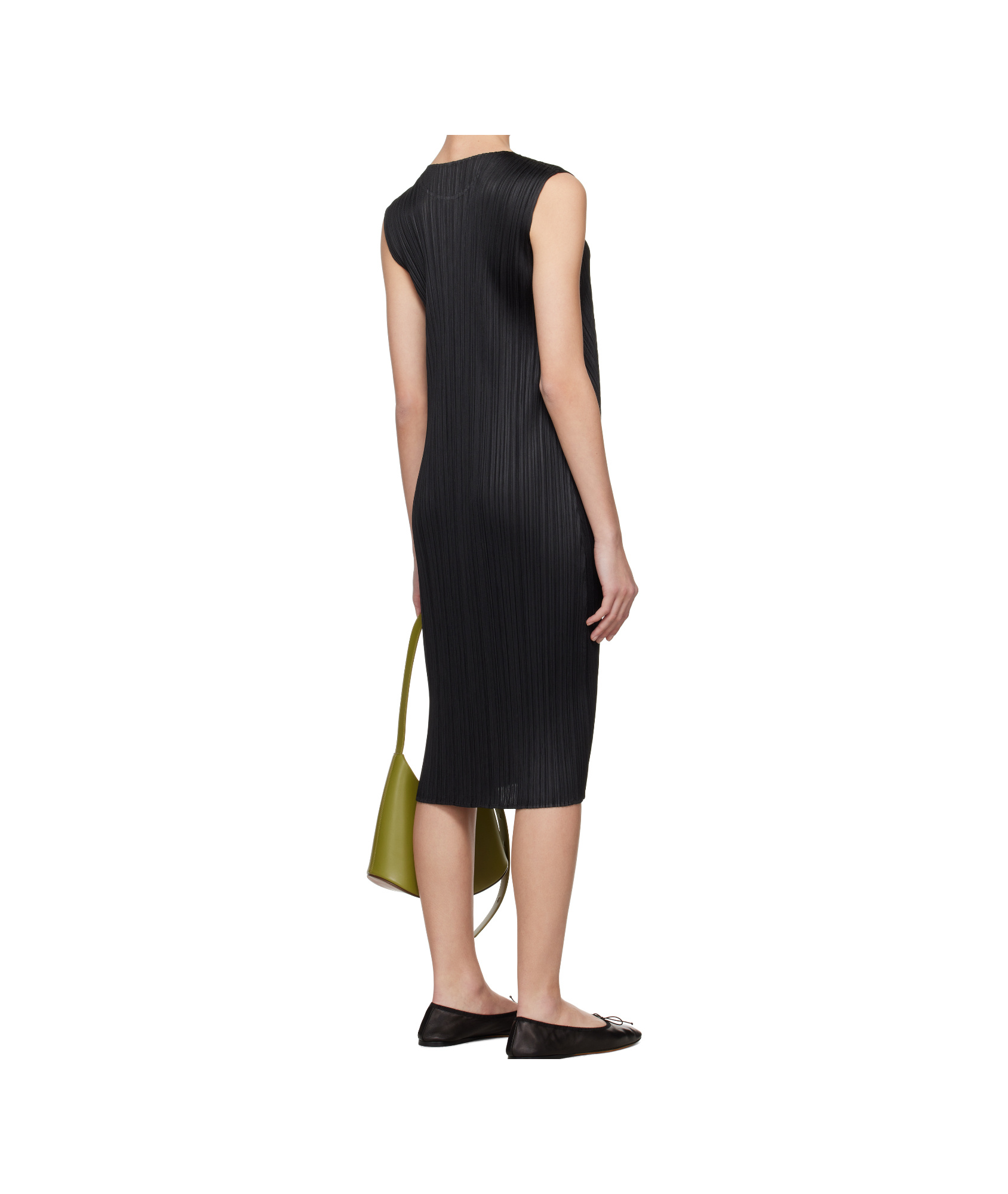 Issey Miyake Monthly Colors April Dress In Black