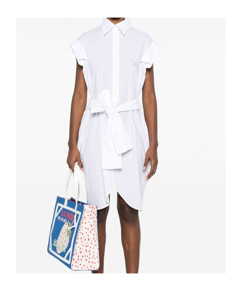 Moschino Shirt Mini Dress In White