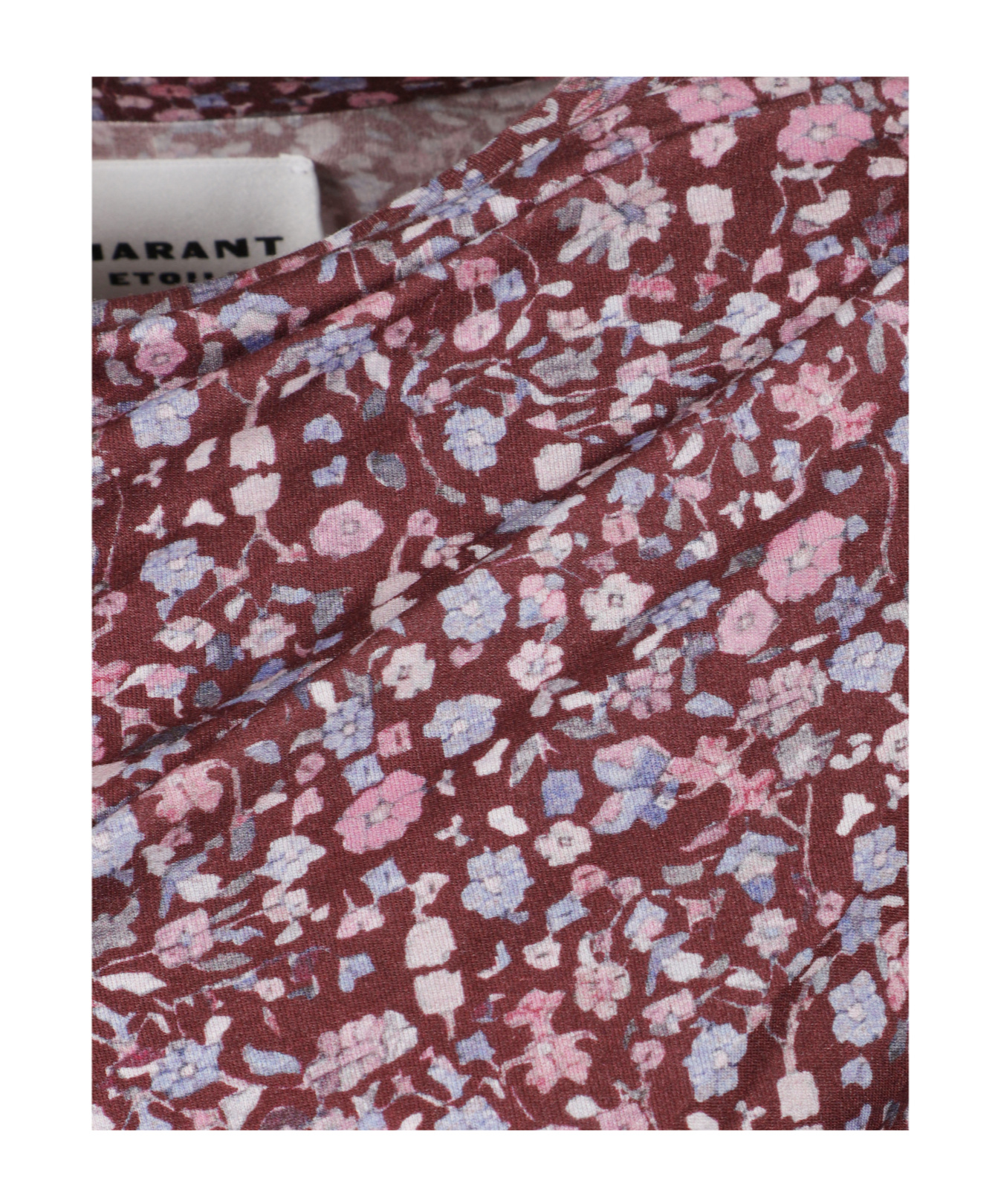 Isabel Marant Étoile Draped Floral Dress In Multi