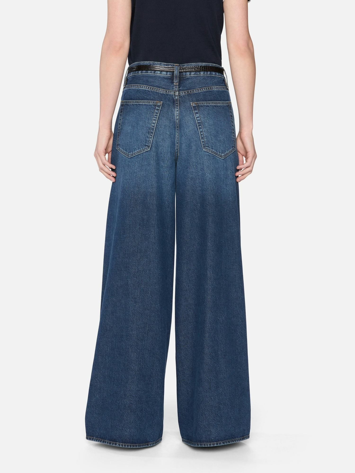 Frame The Drape Jeans In Blue