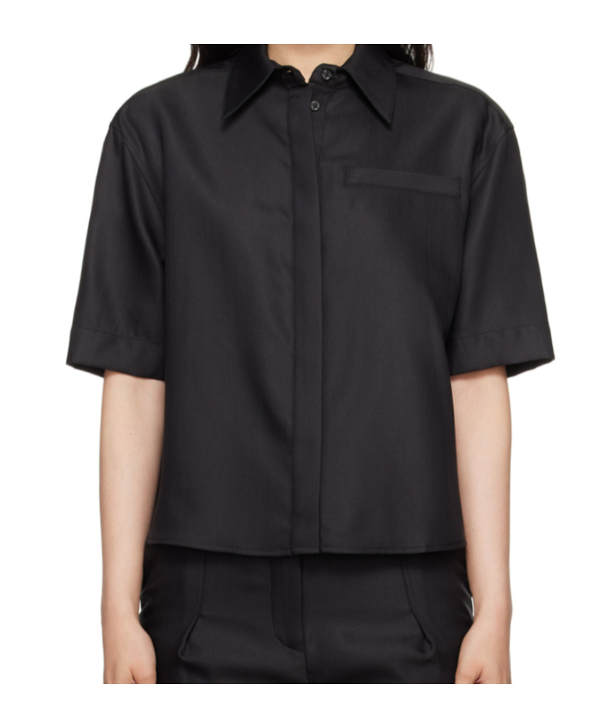 Loulou De Saison Idana Shirt In Black