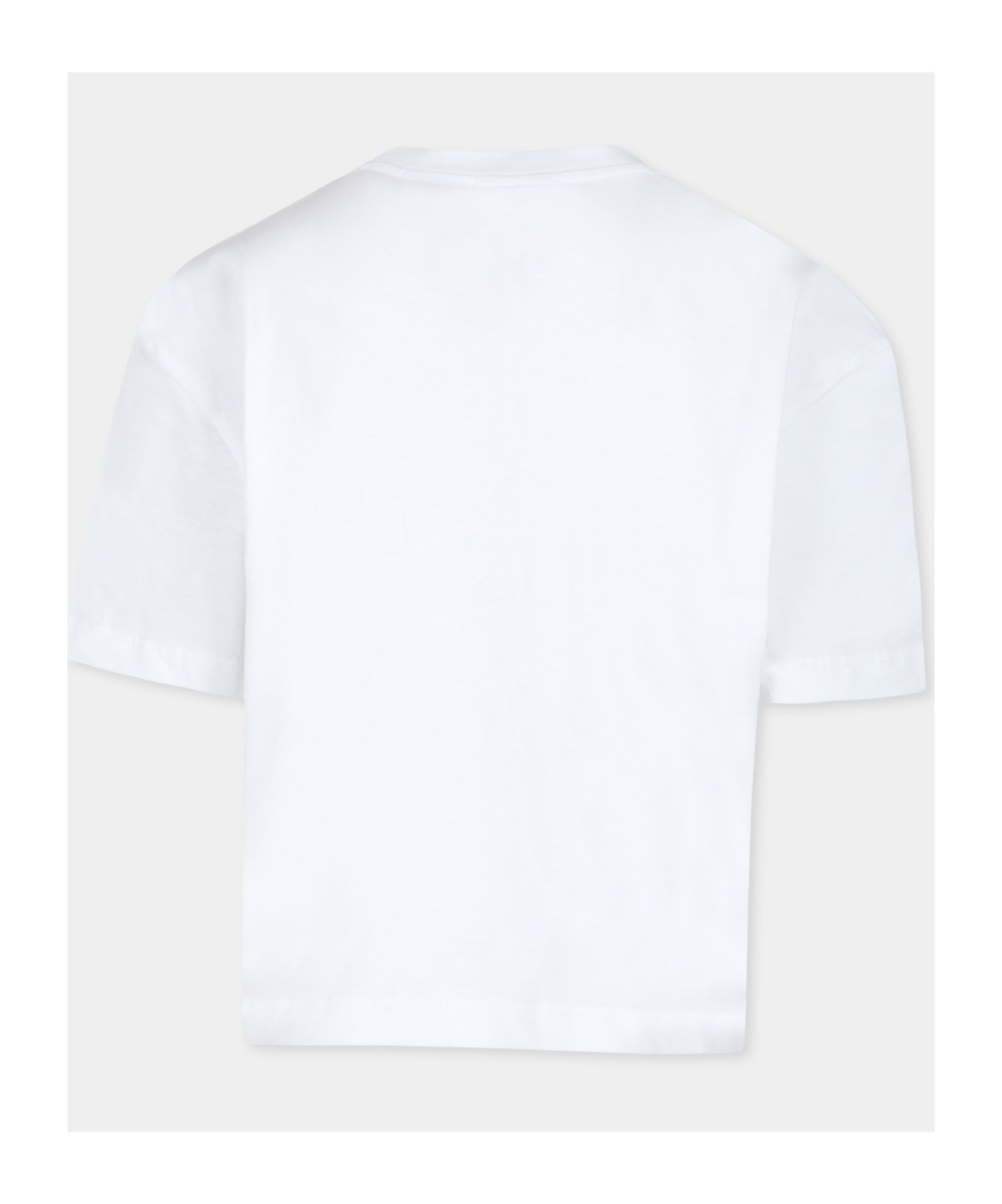 Msgm Logo-print T-shirt In White