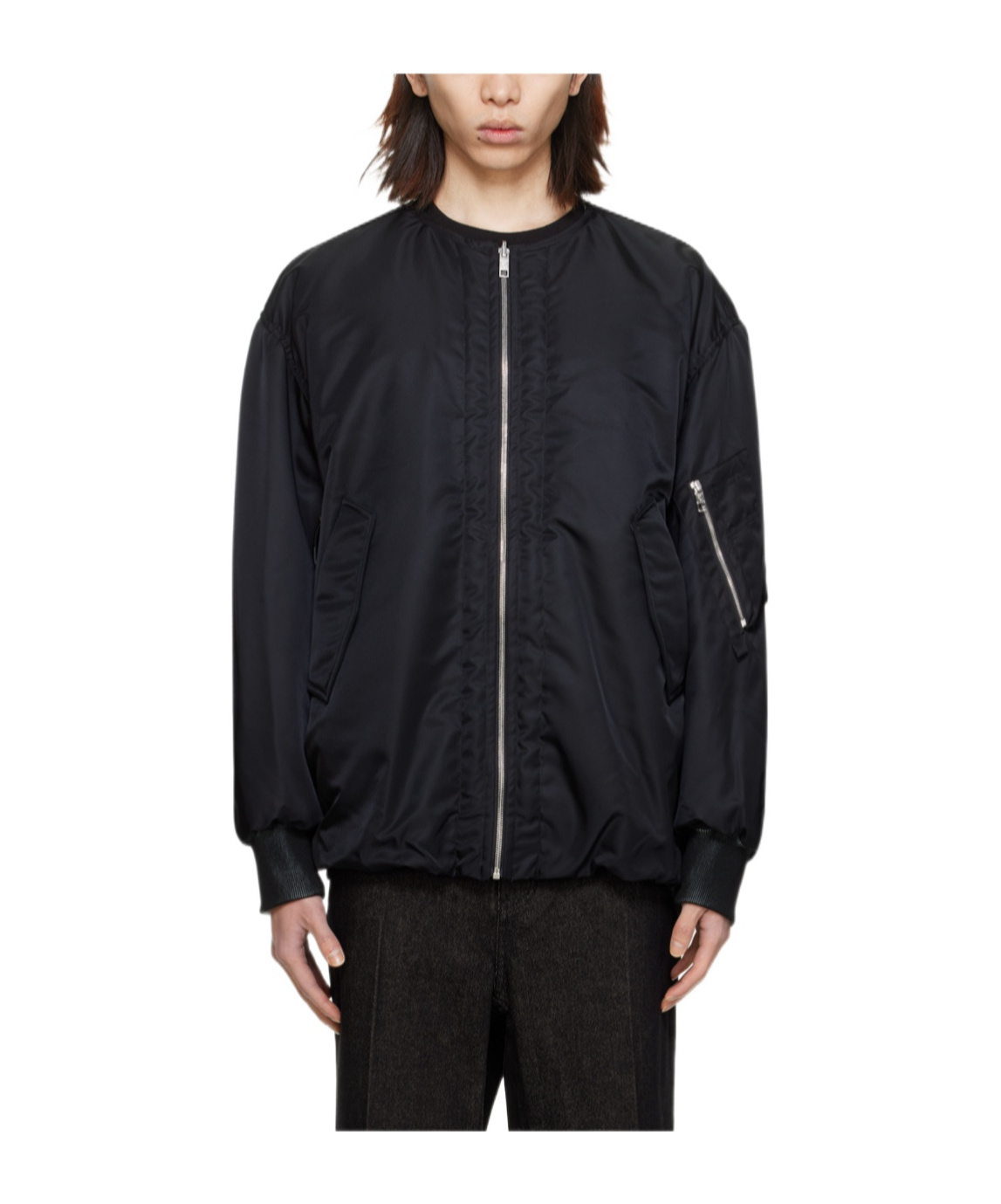 Wooyoungmi Tight Rope Double-sided Casual Jacket In Black