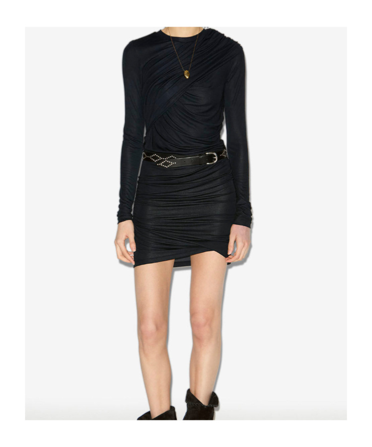 Isabel Marant Étoile Denise Mini Dress In Black
